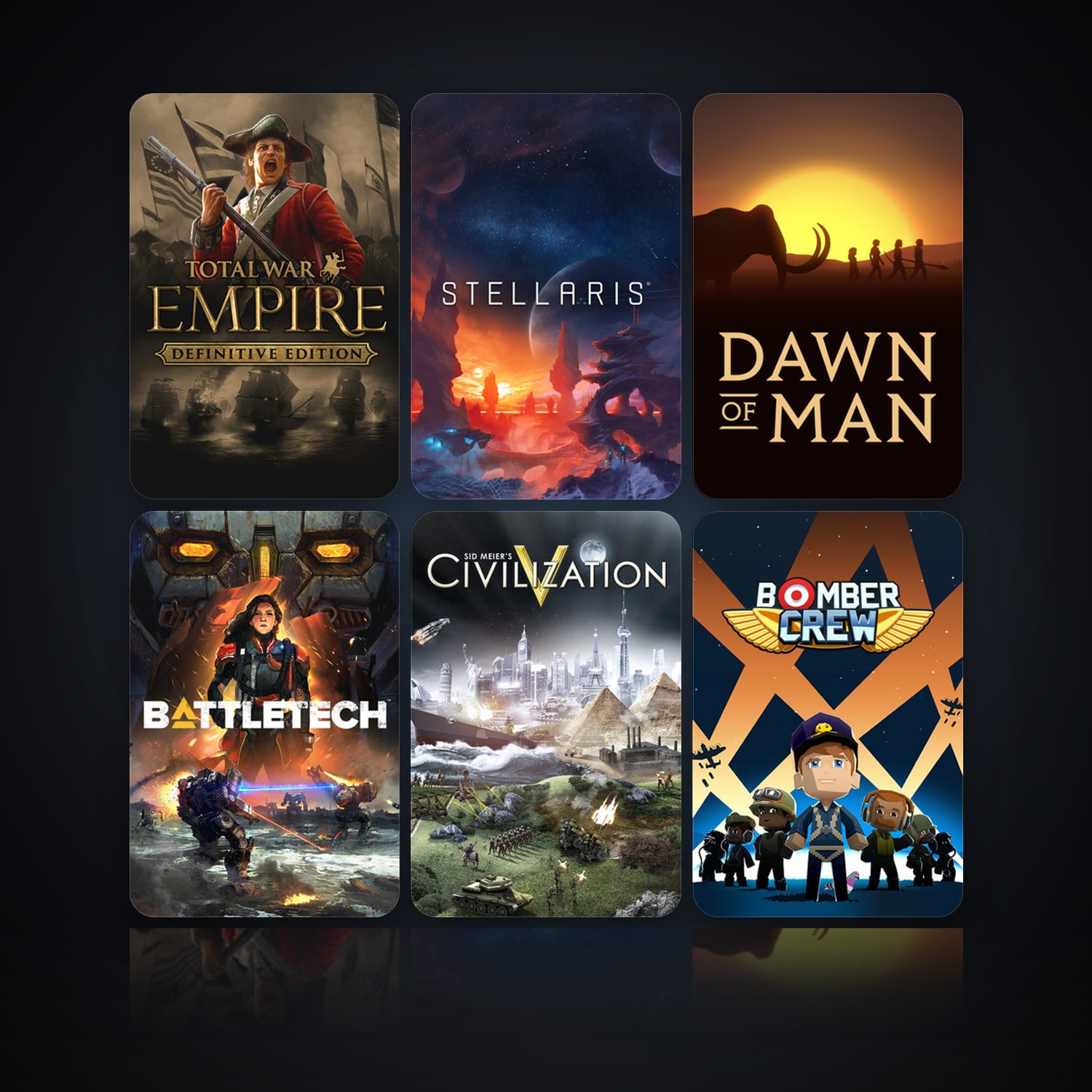 Empire: Total War & Stellaris | 12 Games | Clean — HabibiAccounts