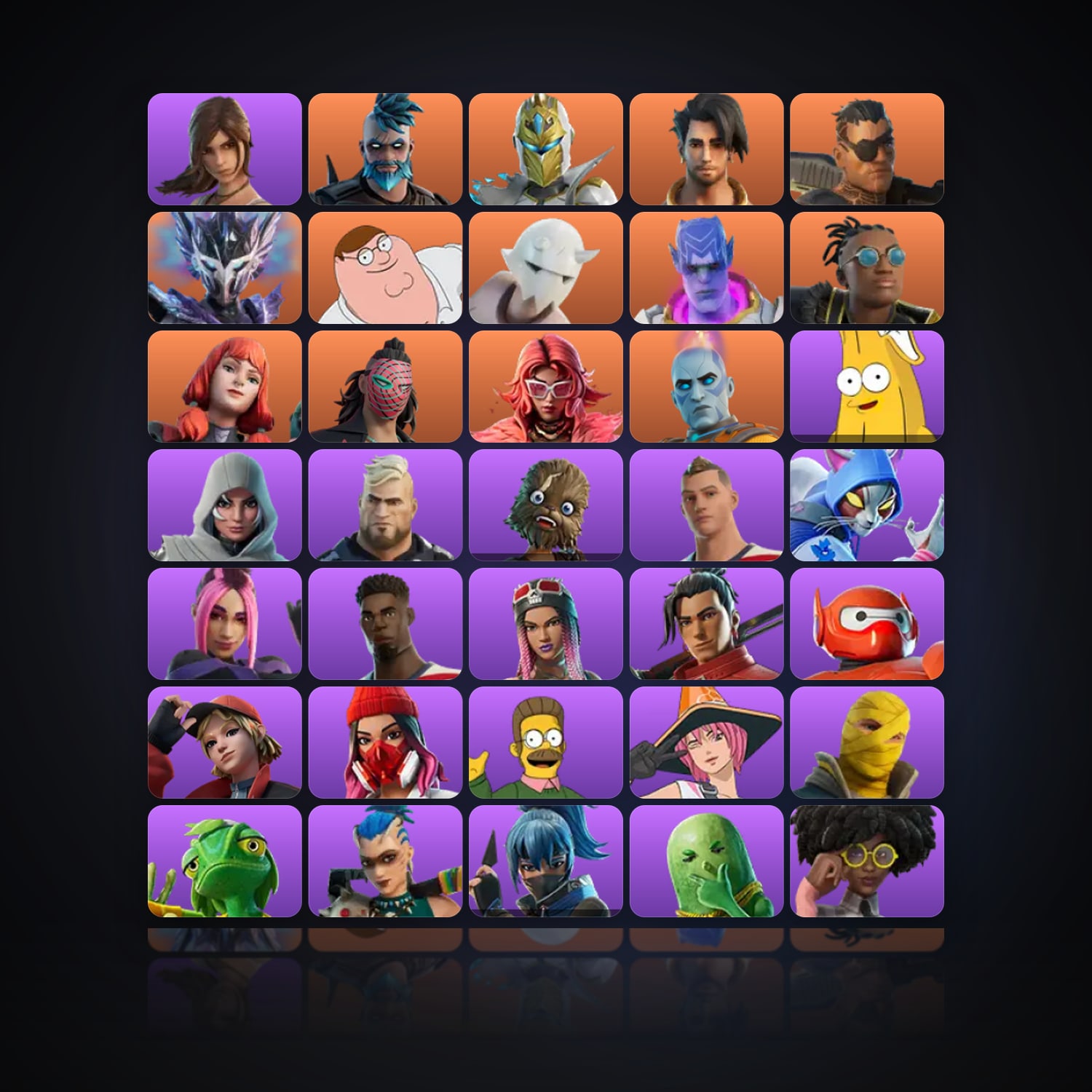 Fortnite | 100 Skins | Level 3536 | 106 Wins — HabibiAccounts