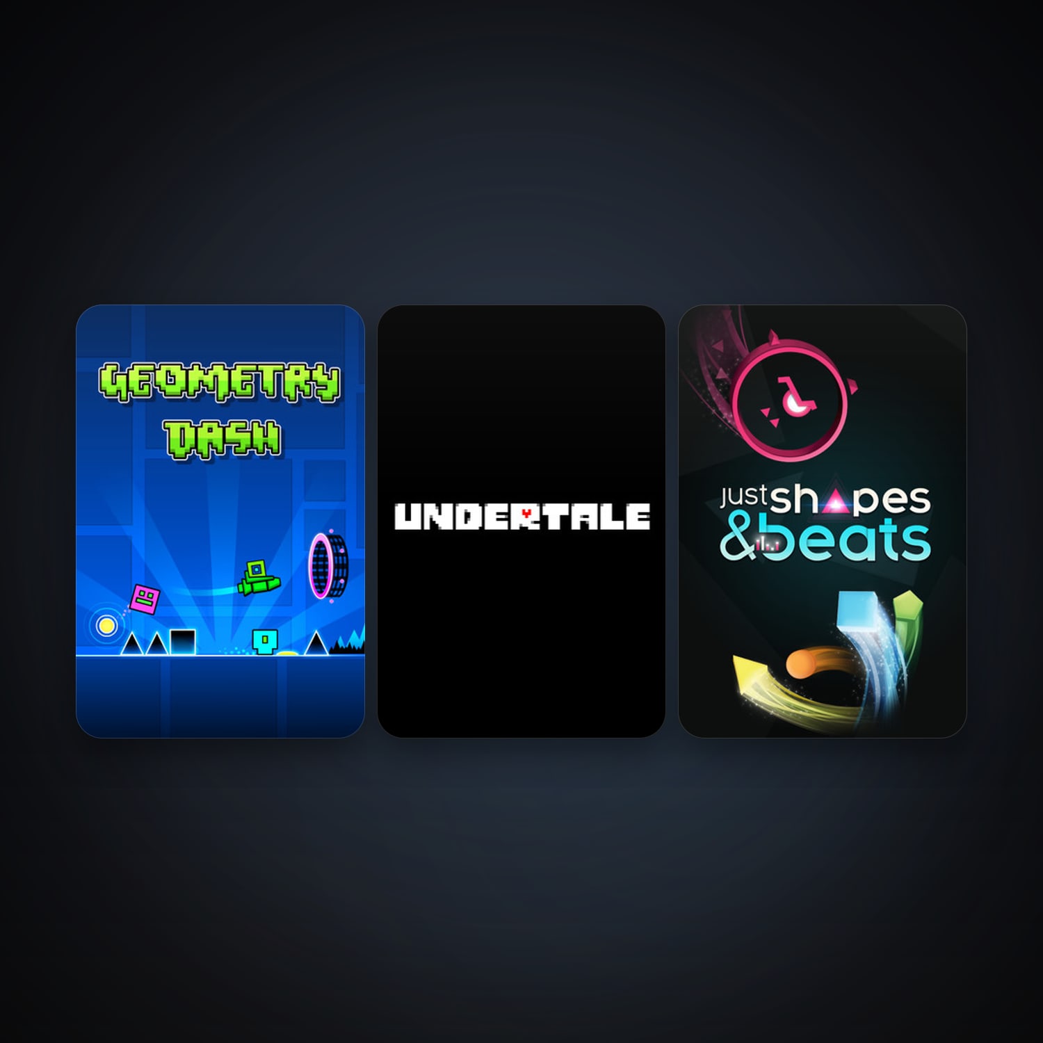 Geometry Dash + Undertale, 11 games, clean — HabibiAccounts