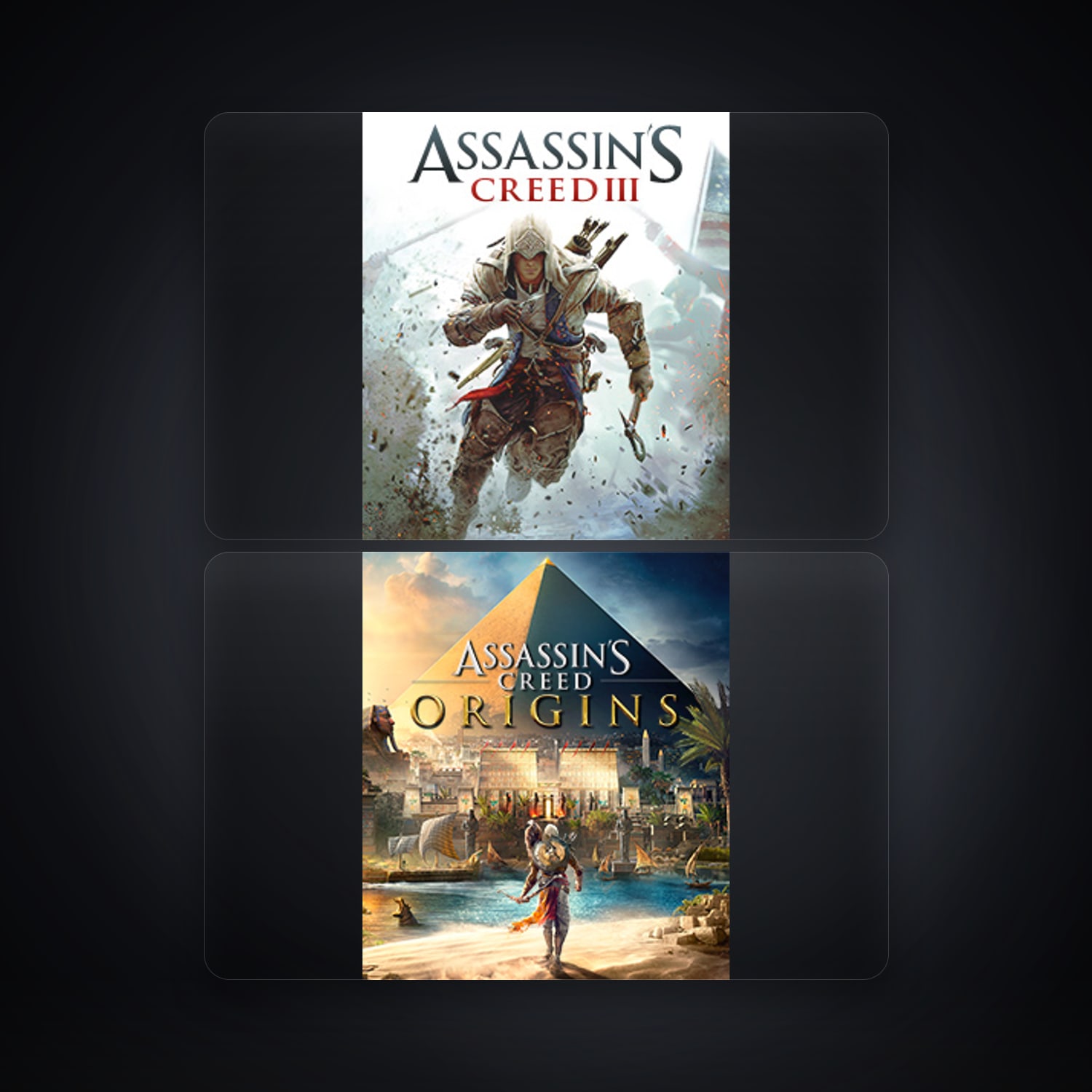 Ubisoft Assassin's Creed III + Assassin's Creed Origins — CA — HabibiAccounts