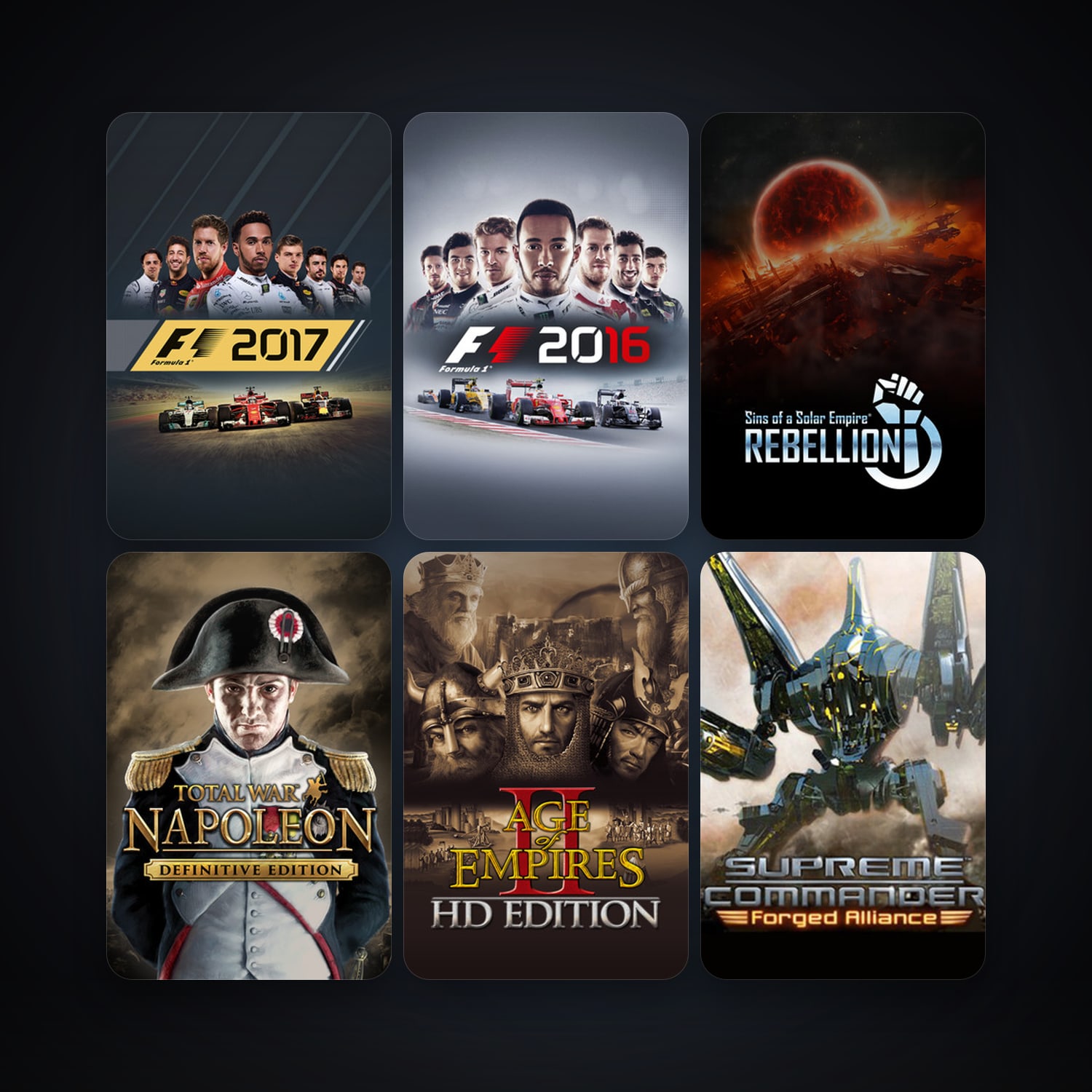 Supreme Commander: Forged Alliance + STAR WARS Empire at War - Gold Pack, 9 games, clean — HabibiAccounts