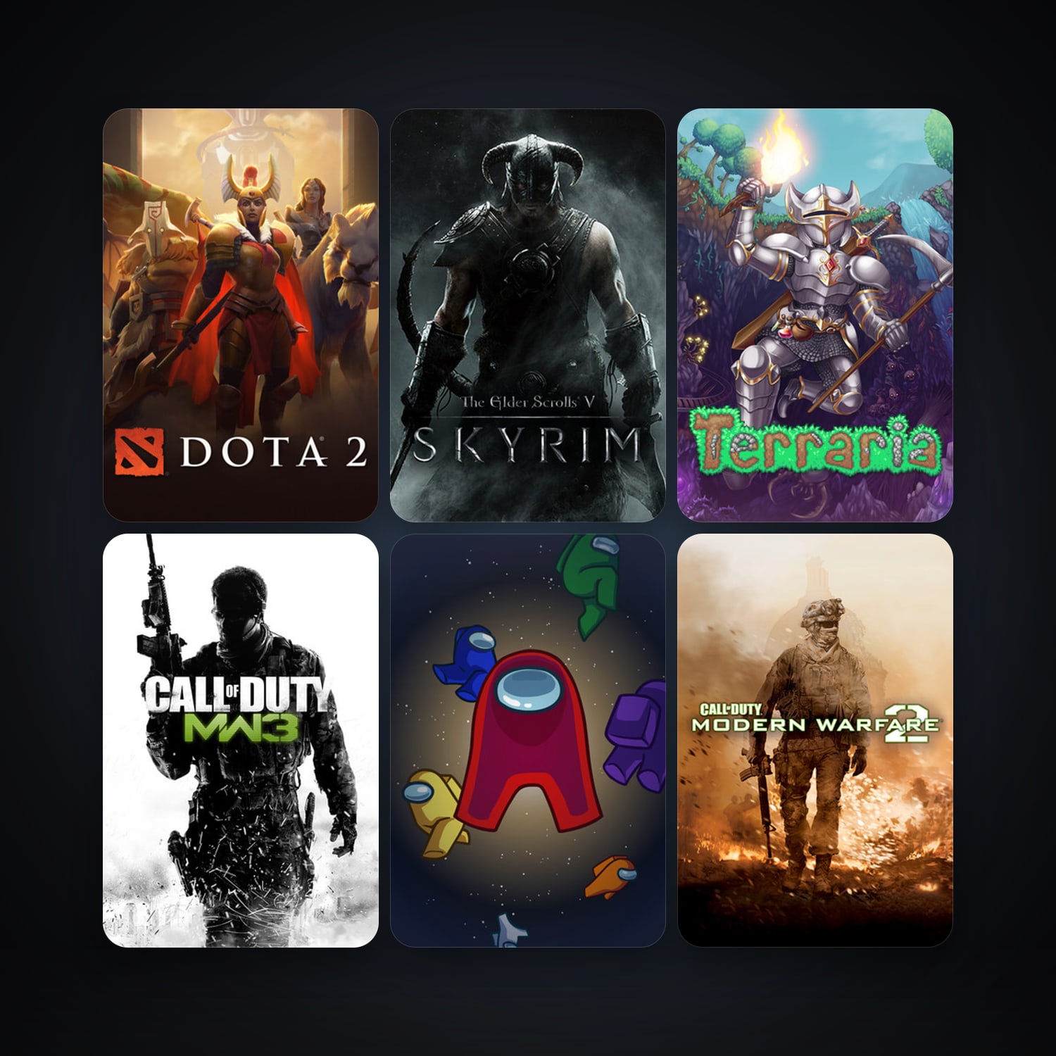 Steam account — Dota 2 + Call of Duty: Modern Warfare 2 (2009), 11 games, Steam 10, clean — HabibiAccounts