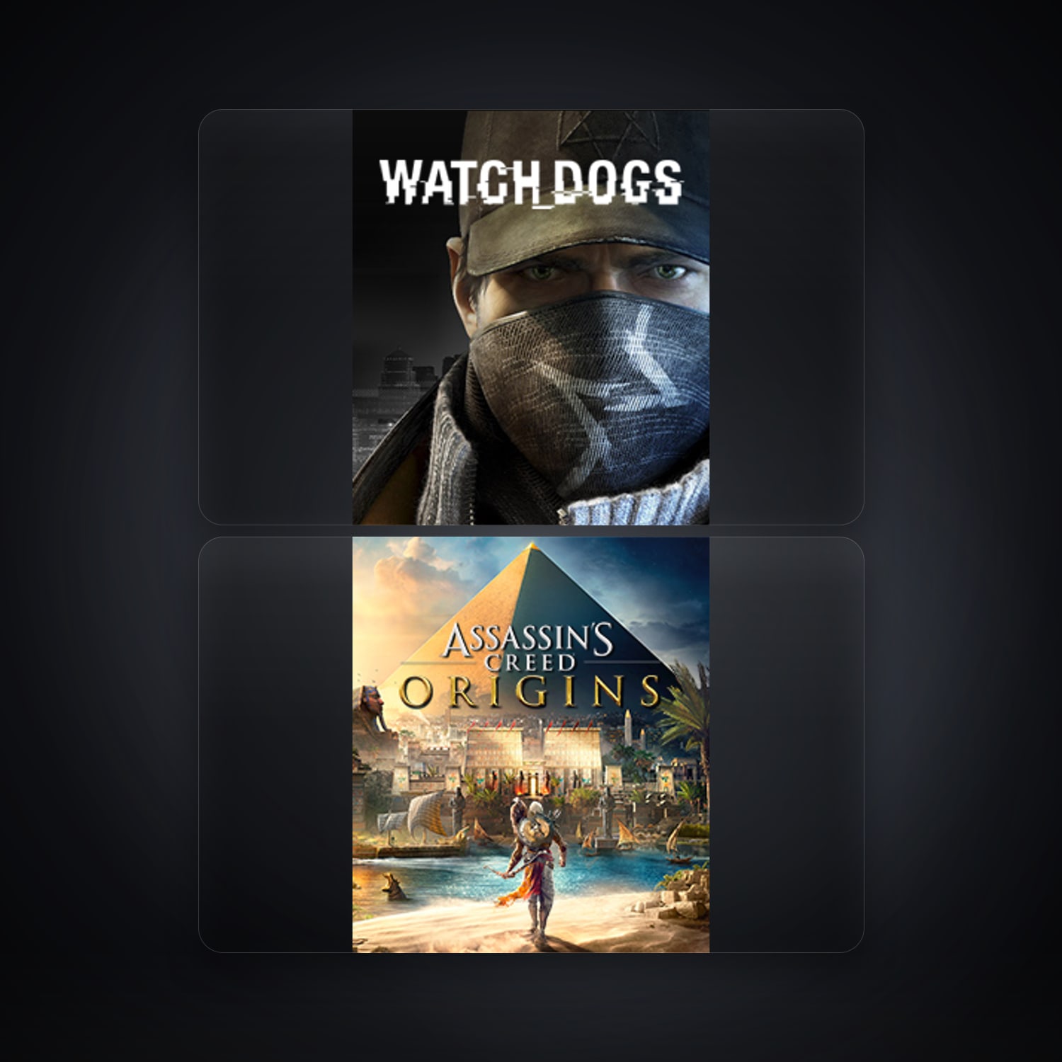 Ubisoft Watch_Dogs + Assassin's Creed Origins — US — HabibiAccounts
