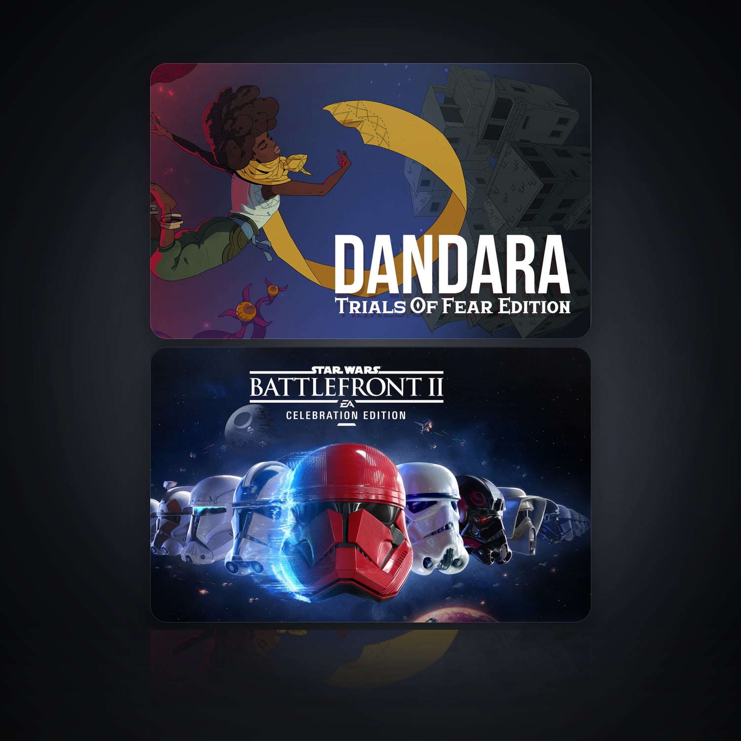 Dandara: Trials of Fear Edition & STAR WARS Battlefront II: Celebration Edition | 2 Games — HabibiAccounts