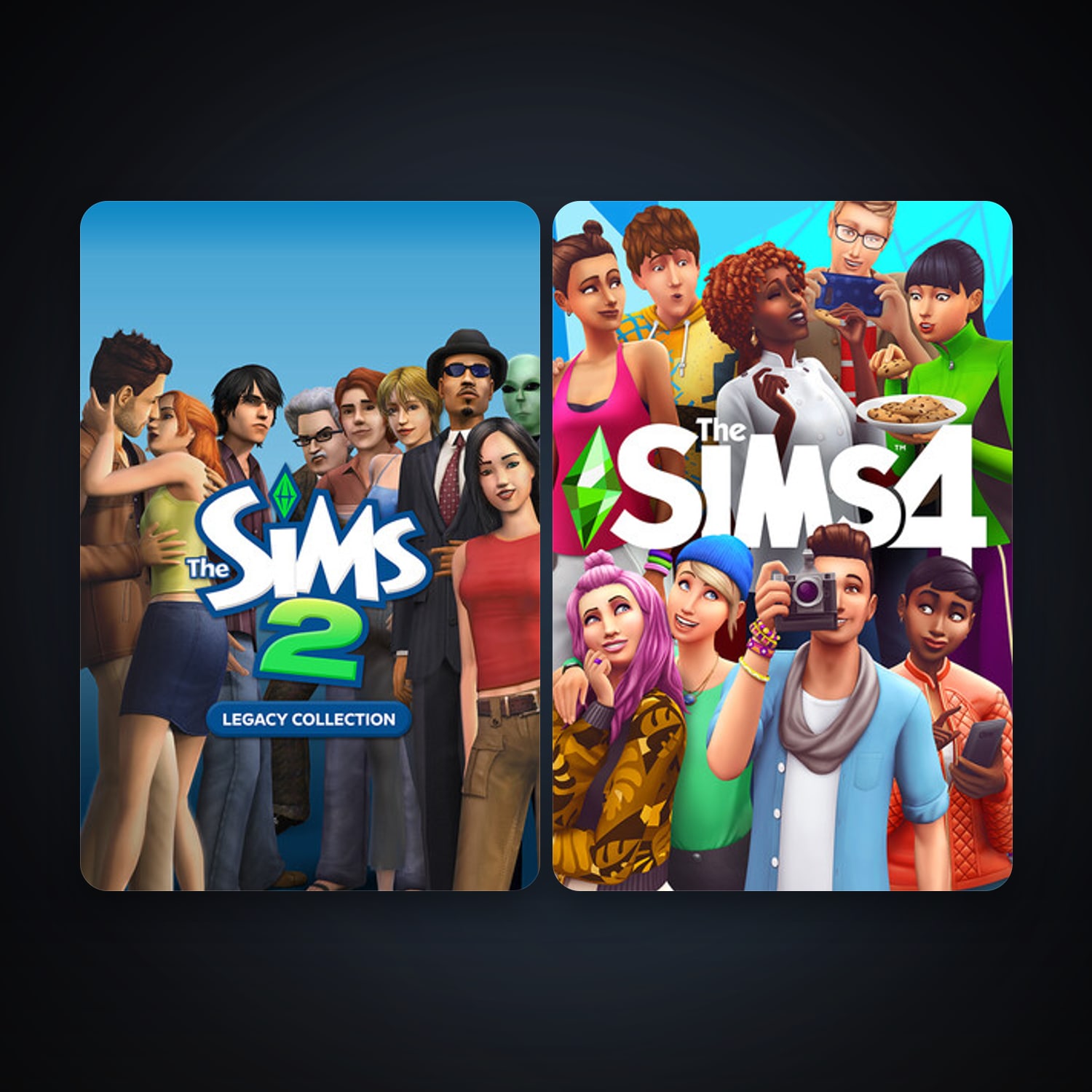 The Sims 4 + The Sims 2 Legacy Collection, 2 games, clean — HabibiAccounts