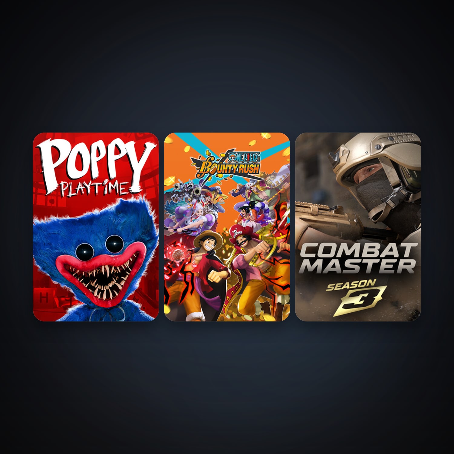 Poppy Playtime + Combat Master: Season 1, 8 games, clean — HabibiAccounts