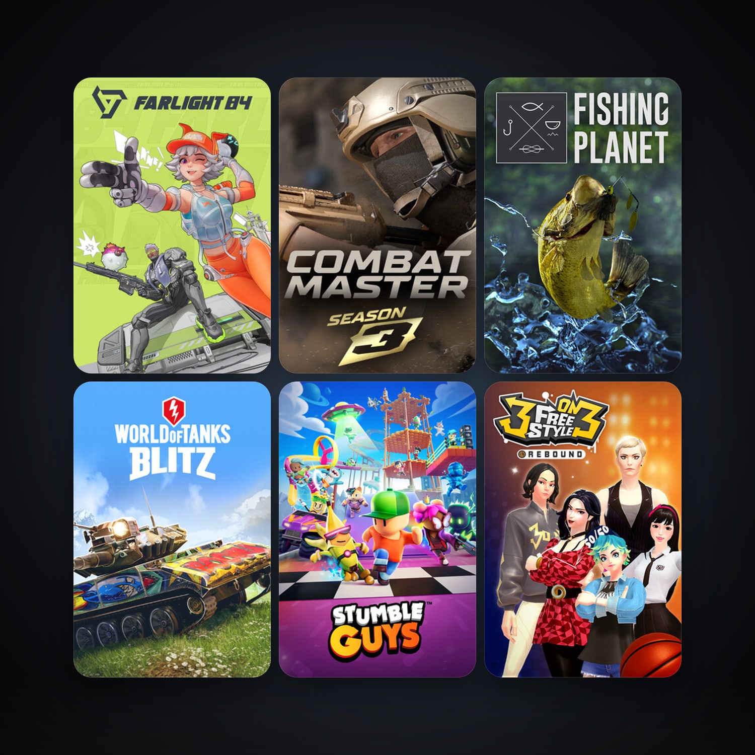 Fishing Planet + World of Tanks Blitz, 24 games, clean — HabibiAccounts