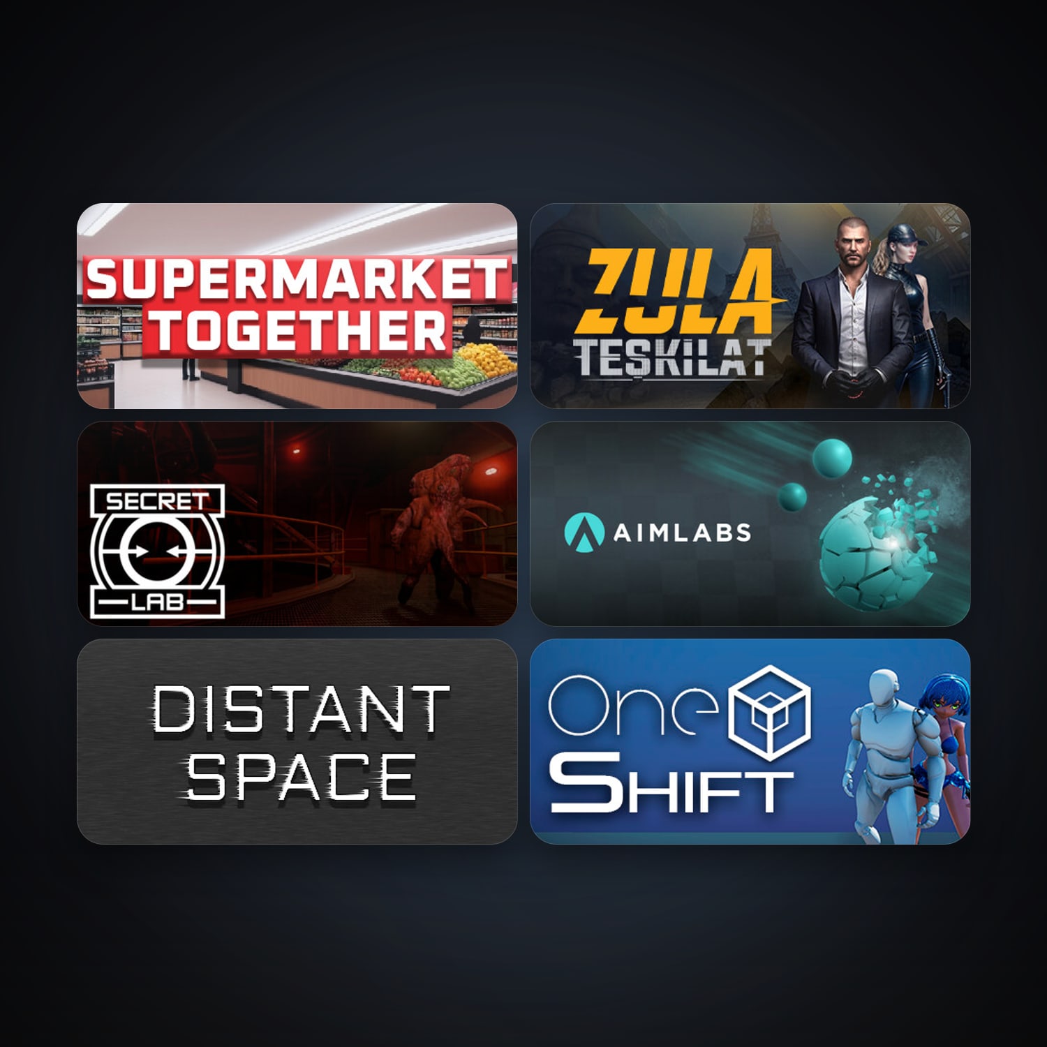 Distant Space + SCP: Secret Laboratory, 27 games, clean — HabibiAccounts