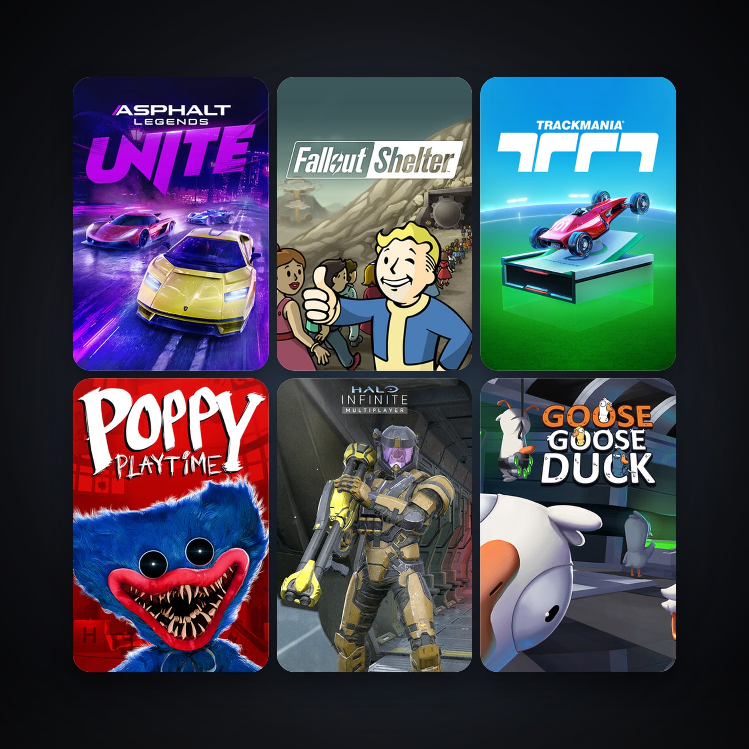 RaceRoom Racing Experience + Fallout Shelter, 21 games, clean — HabibiAccounts