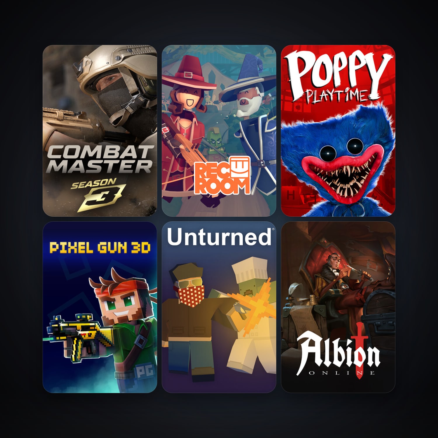 Unturned + VRChat, 23 games, clean — HabibiAccounts