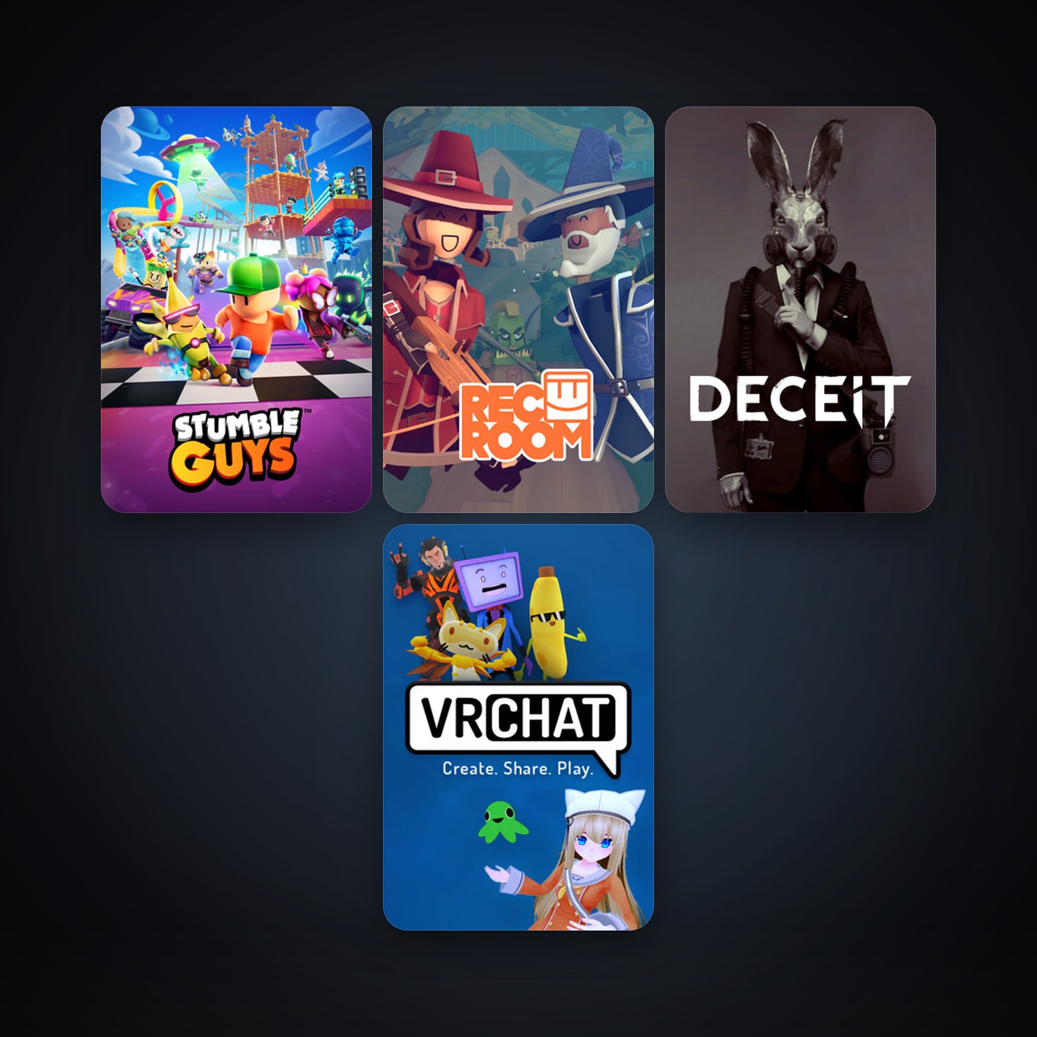 Stumble Guys & Rec Room | Clean — HabibiAccounts