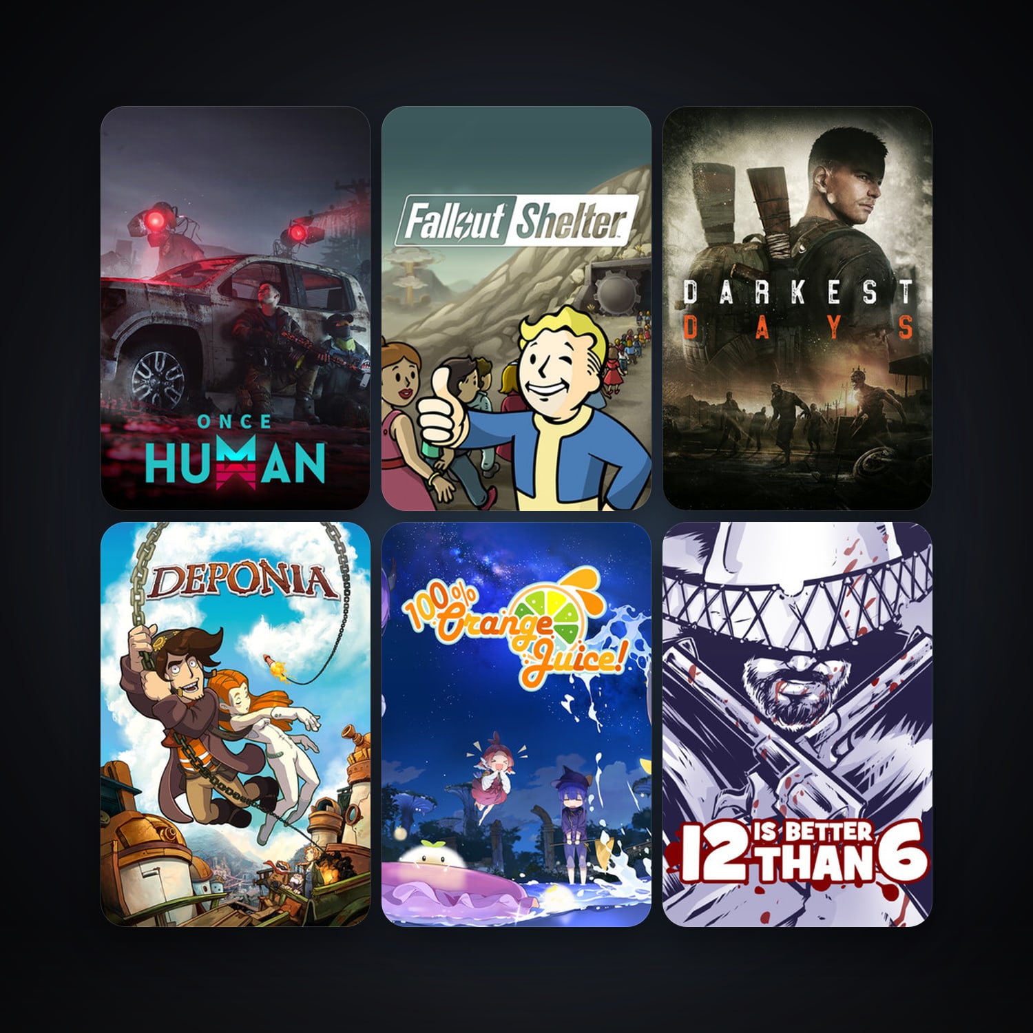 Deponia + 100% Orange Juice, 72 games, clean — HabibiAccounts