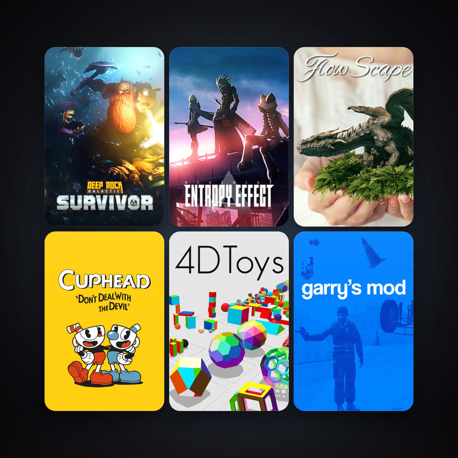 Garry's Mod + Cuphead, 9 games, clean — HabibiAccounts