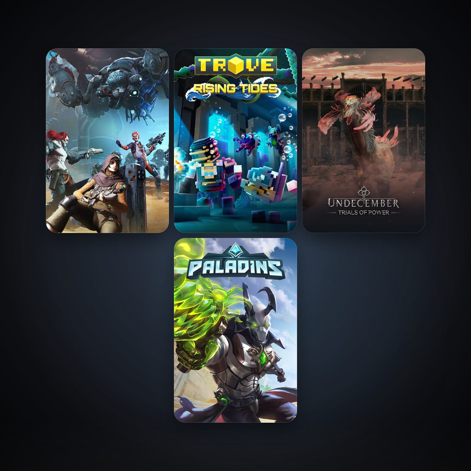 Trove + Spacelords, 19 games, clean — HabibiAccounts