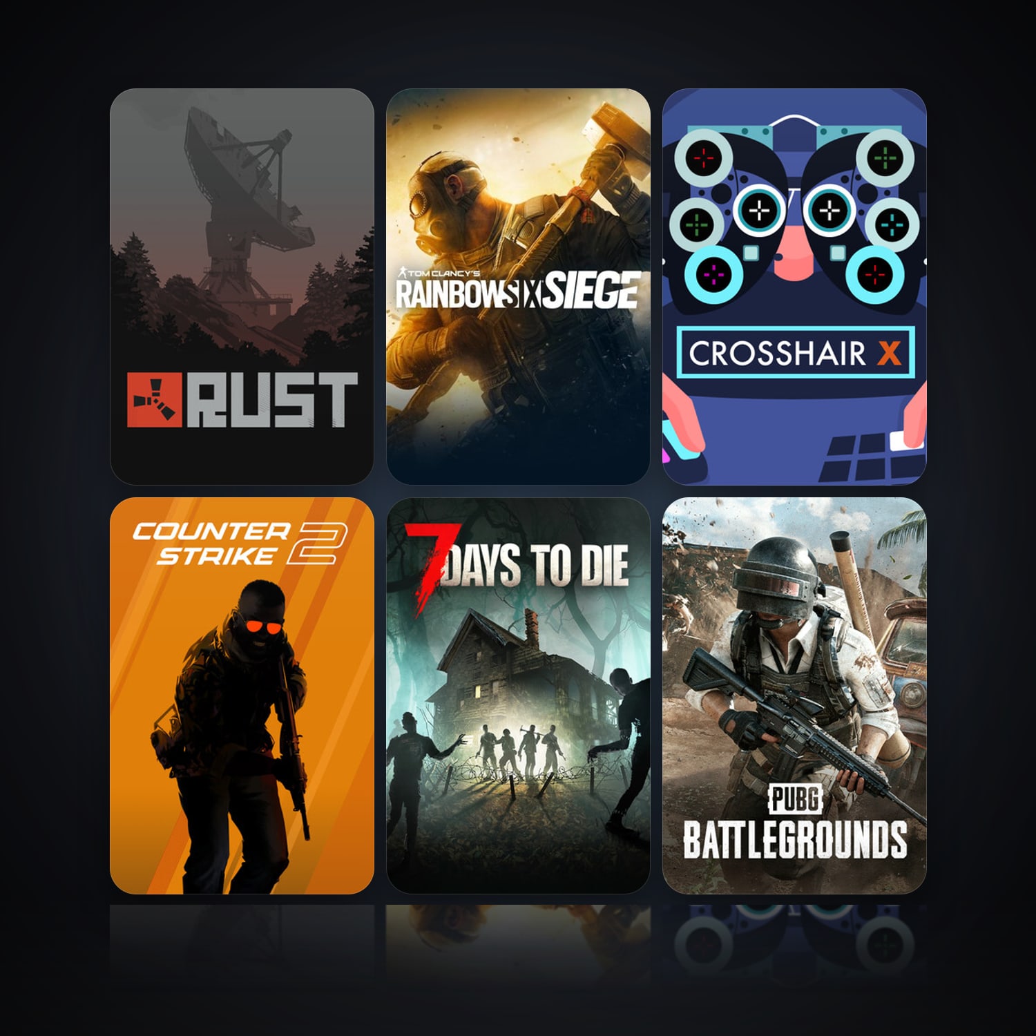 Rust & Tom Clancy's Rainbow Six Siege | 39 Games | Has VAC — HabibiAccounts