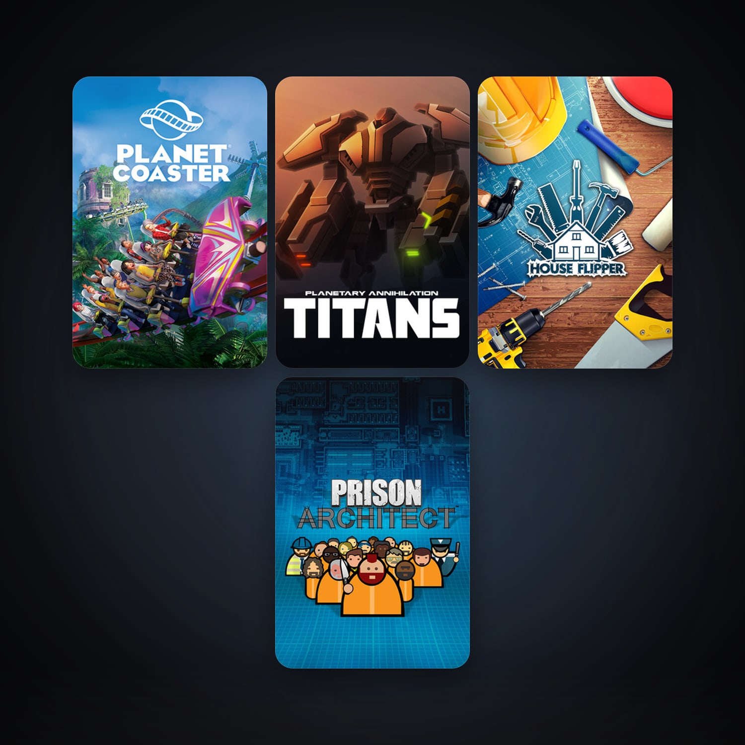 Prison Architect + Planetary Annihilation: TITANS, 4 games, clean — HabibiAccounts