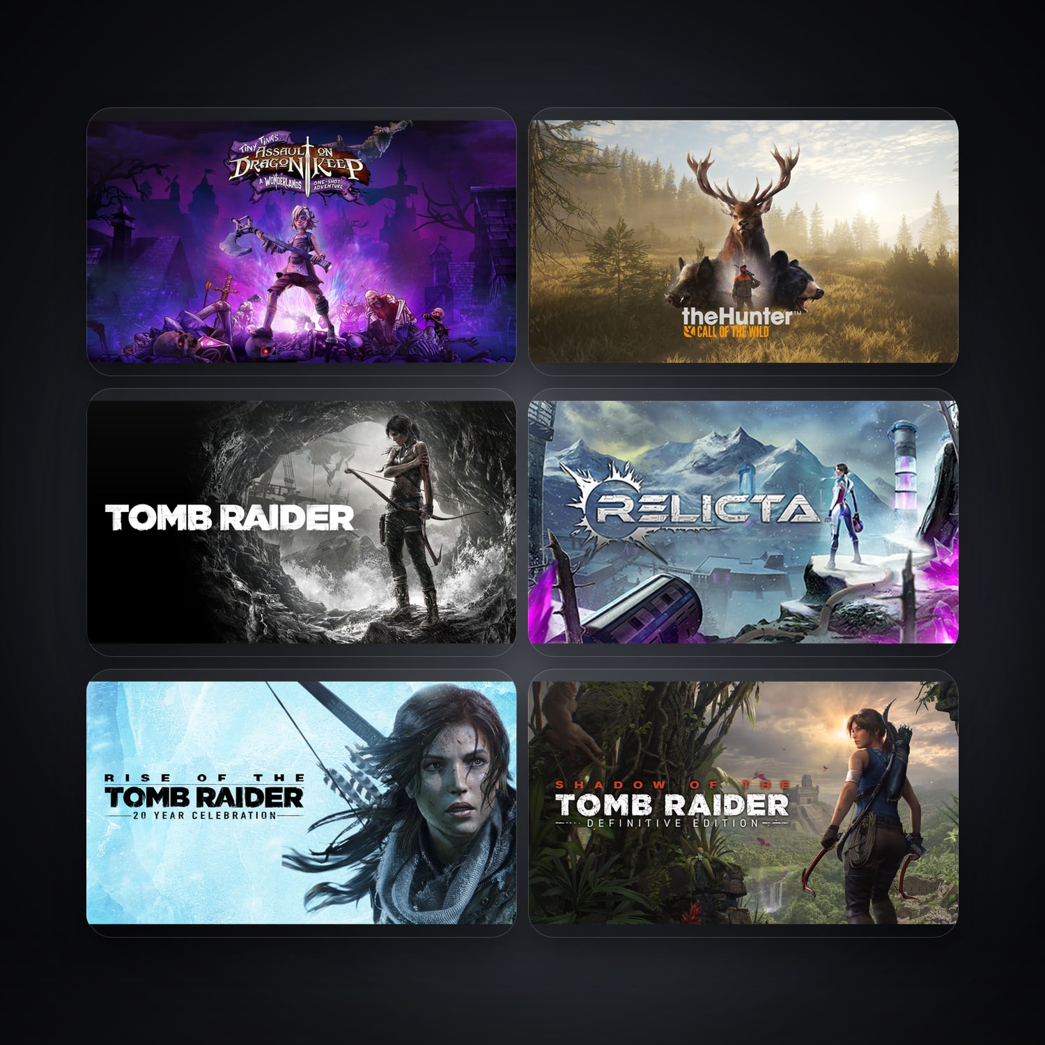 Epic Tiny Tina's Assault on Dragon Keep: A Wonderlands One-shot Adventure + theHunter: Call of the Wild — VN — 6 games — HabibiAccounts