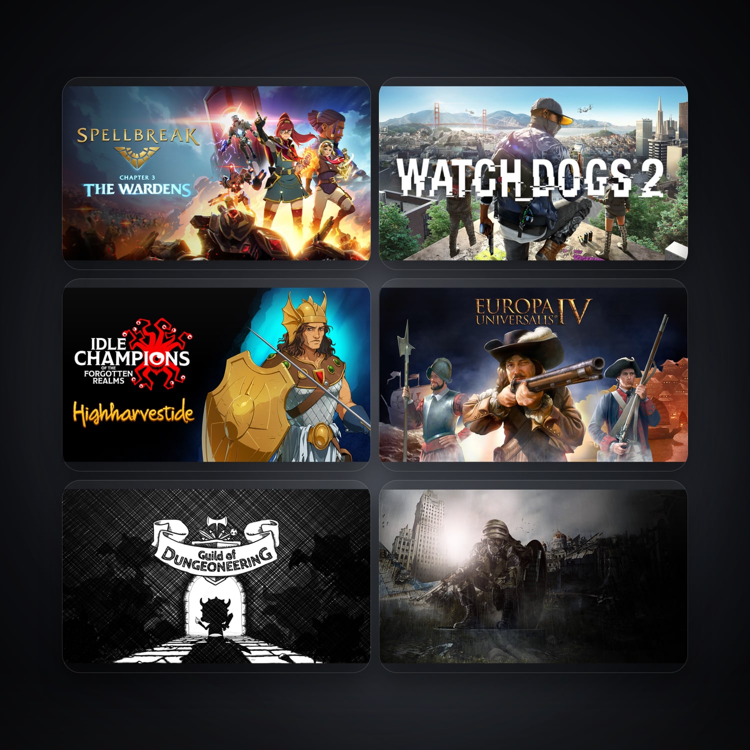 Spellbreak & Watch Dogs 2 | 19 Games — HabibiAccounts