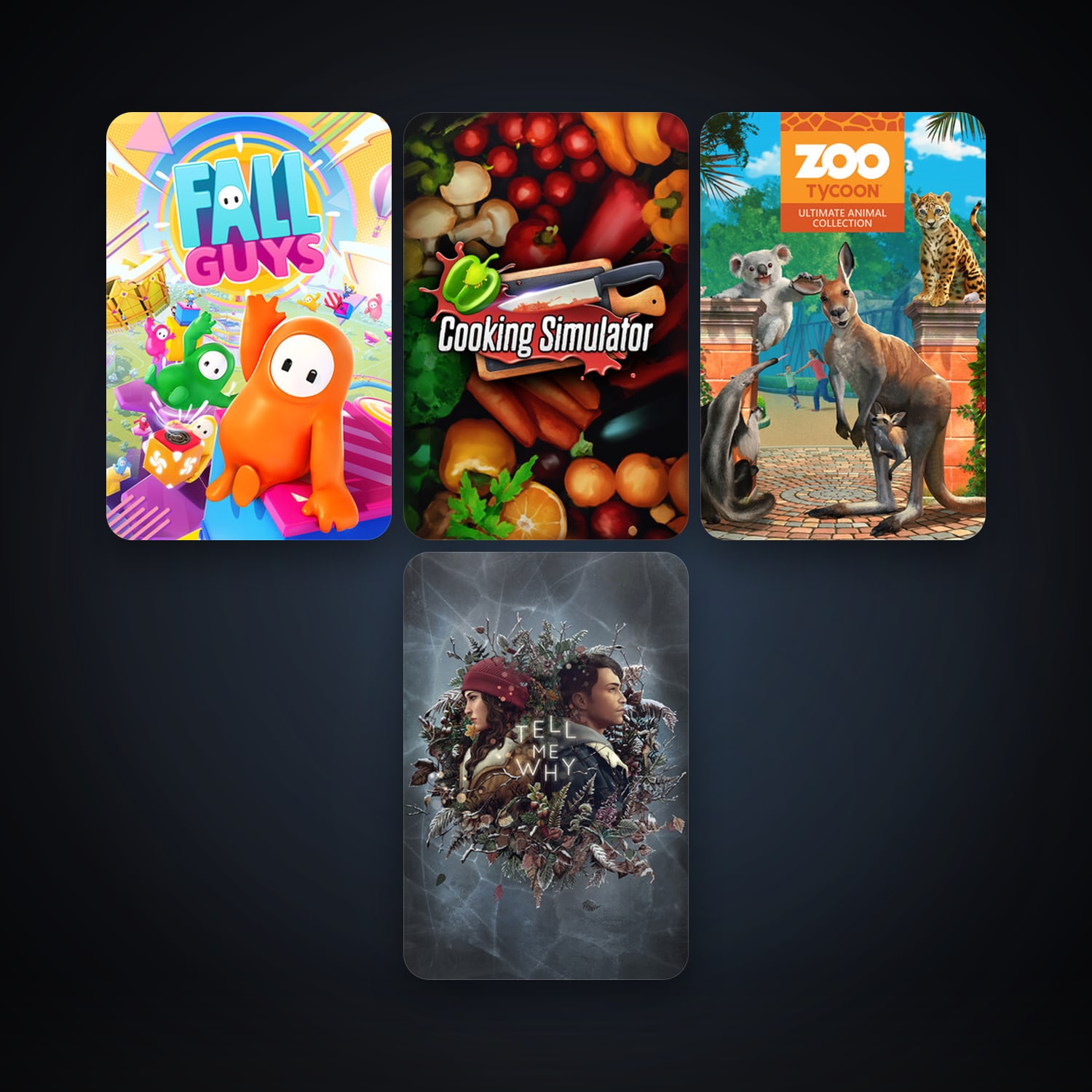 Zoo Tycoon: Ultimate Animal Collection + Cooking Simulator, 6 games, clean — HabibiAccounts