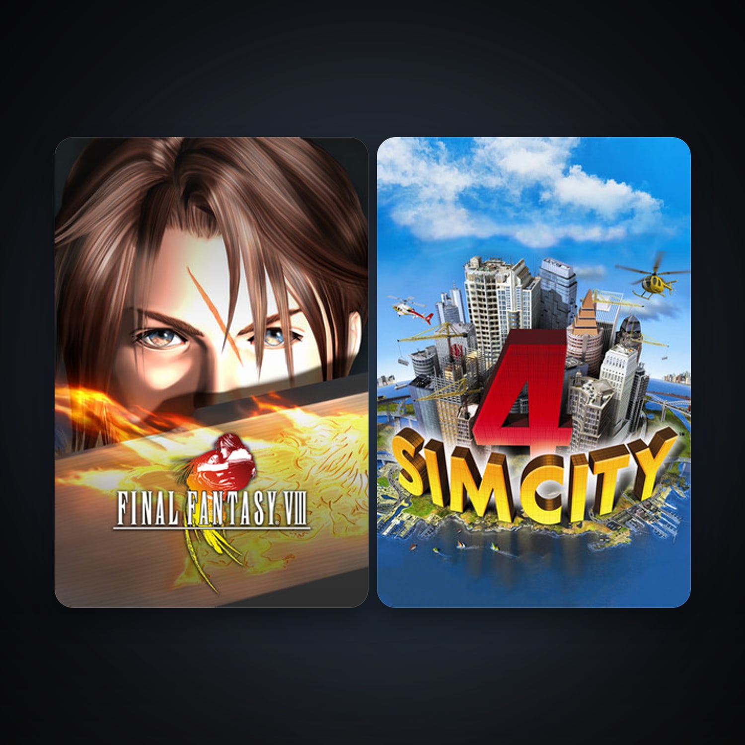 SimCity 4 Deluxe Edition + FINAL FANTASY VIII, 3 games, clean — HabibiAccounts