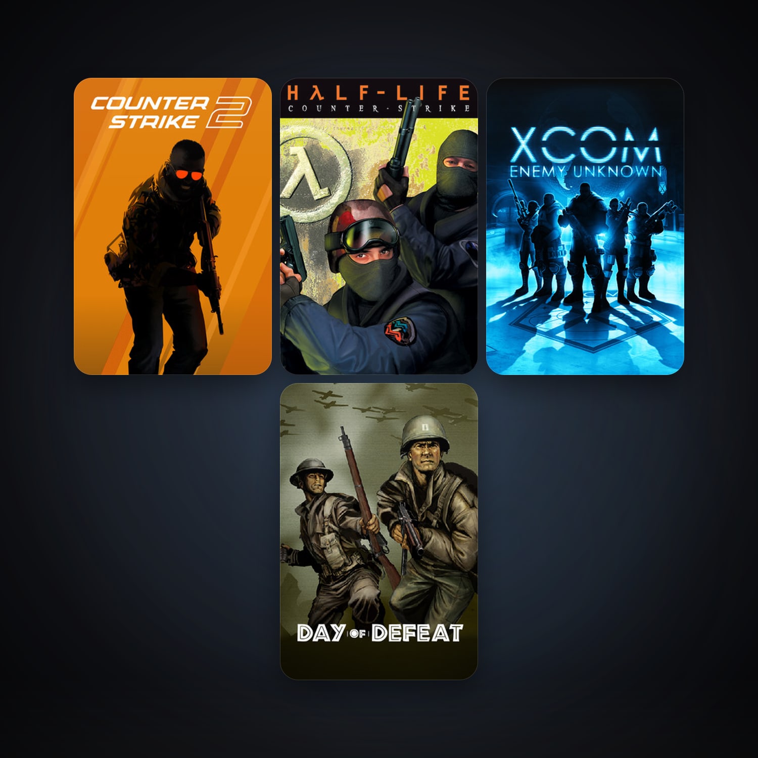 Counter-Strike + Day of Defeat, 12 games, clean — HabibiAccounts