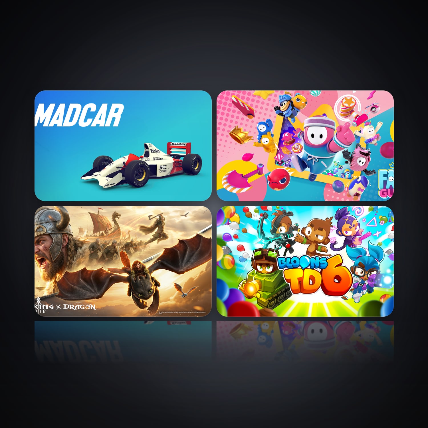 MADCAR F-1 Multiplayer & Fall Guys | 5 Games — HabibiAccounts