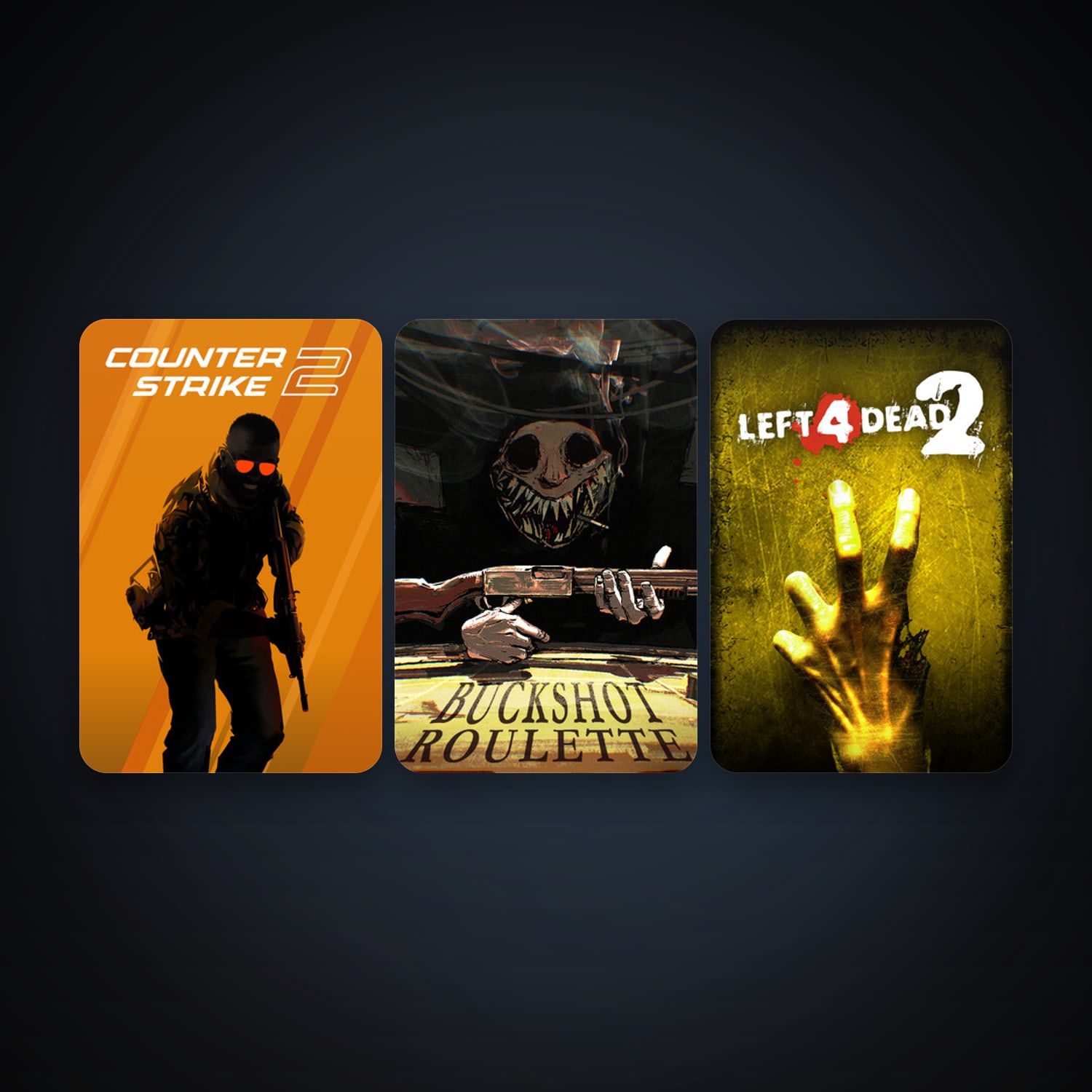 Left 4 Dead 2 + CS2 Prime, 5 games, clean — HabibiAccounts