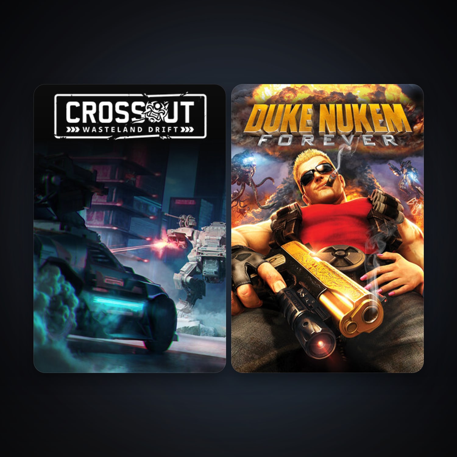 Duke Nukem Forever + Crossout, 2 games, clean — HabibiAccounts