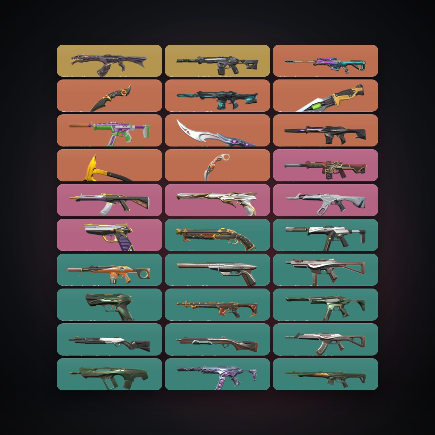 LA Bronze 2 locker — 5 knives, 96 skins, lvl 211 — HabibiAccounts