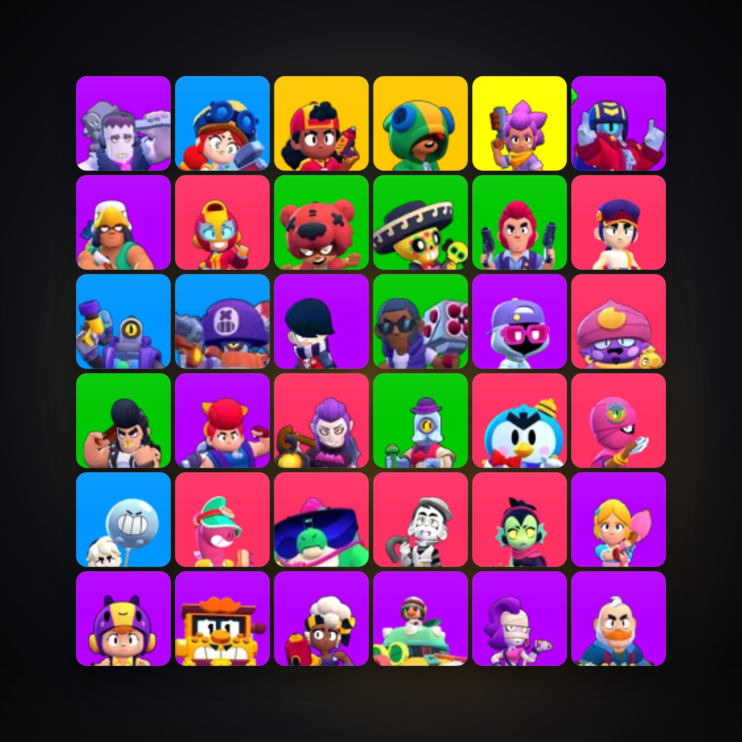 46 Brawlers | 6.3K Trophies — HabibiAccounts
