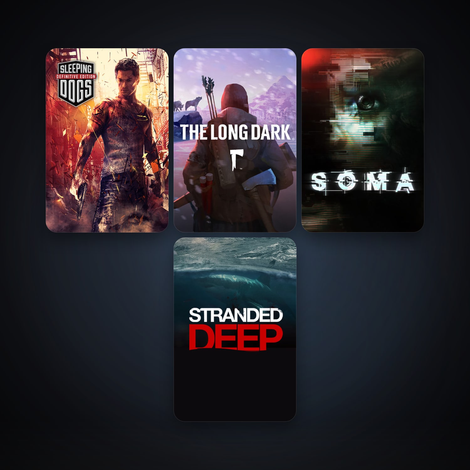 SOMA + The Long Dark, 4 games, clean — HabibiAccounts