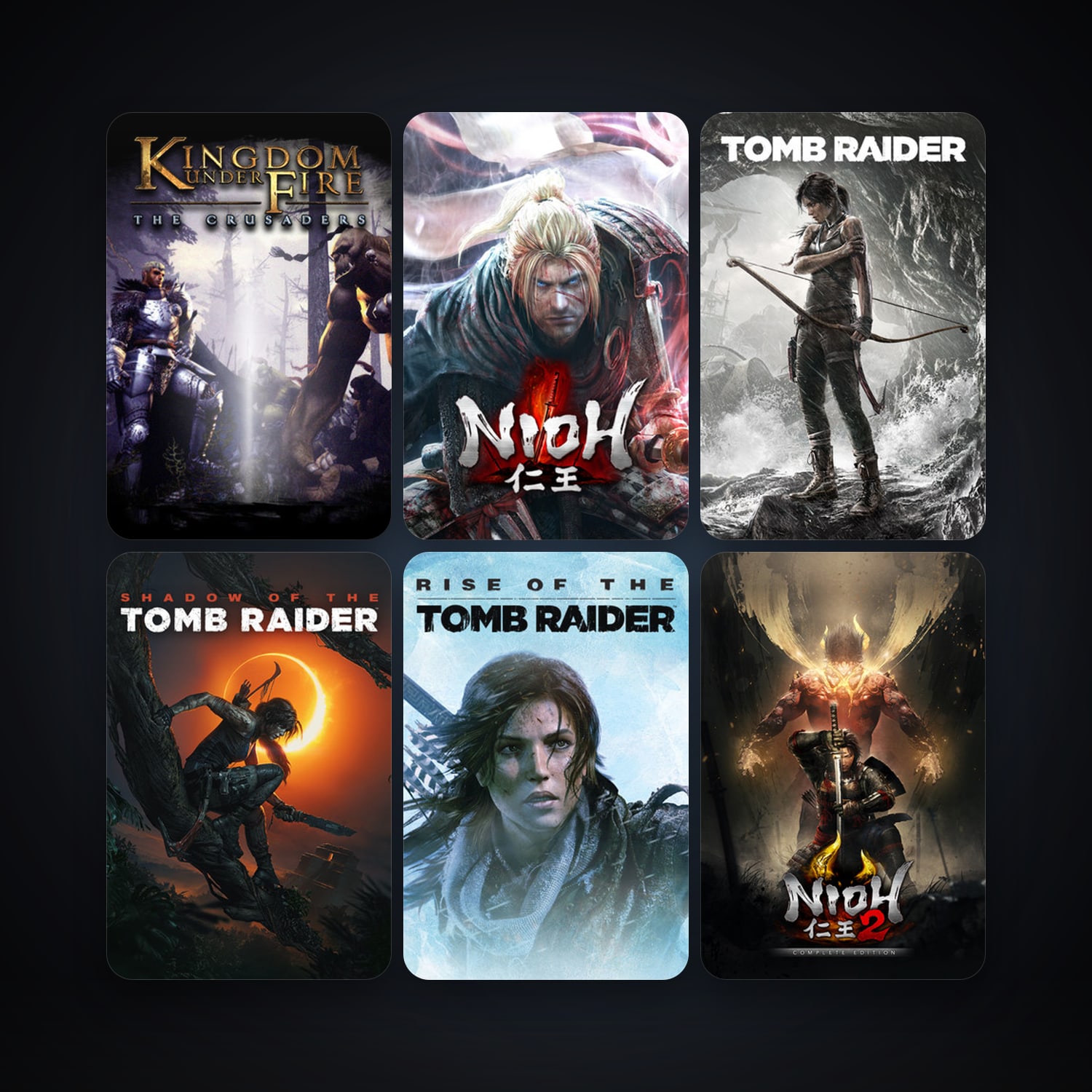 Tomb Raider + Rise of the Tomb Raider, 11 games, clean — HabibiAccounts