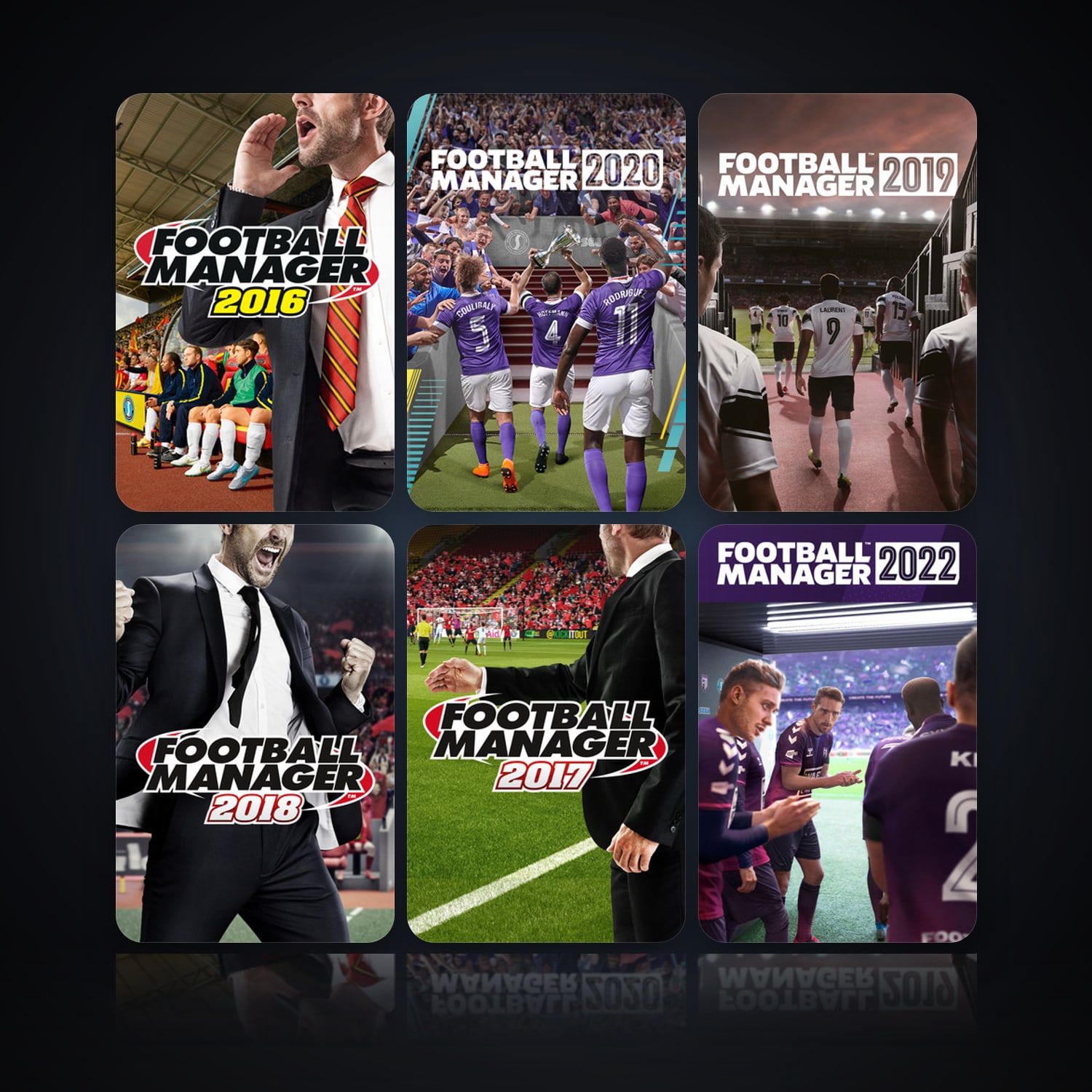 Football Manager 2016 & Football Manager 2020 | 10 Games | Clean — HabibiAccounts