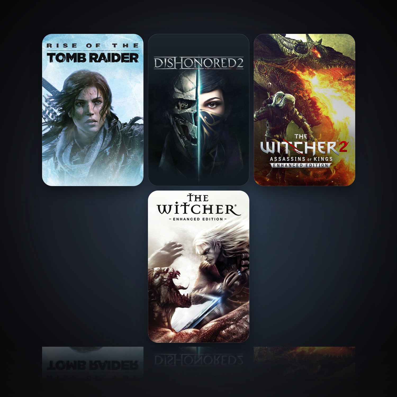 Rise of the Tomb Raider & Dishonored 2 | Clean — HabibiAccounts