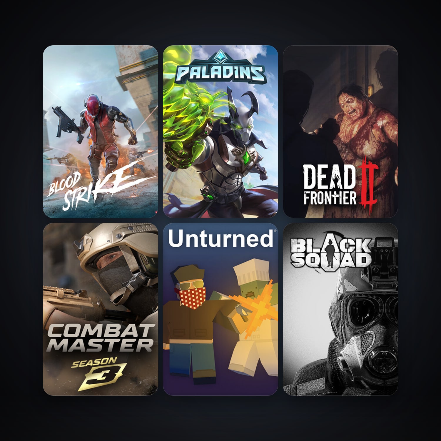 Unturned + Paladins, 20 games, clean — HabibiAccounts
