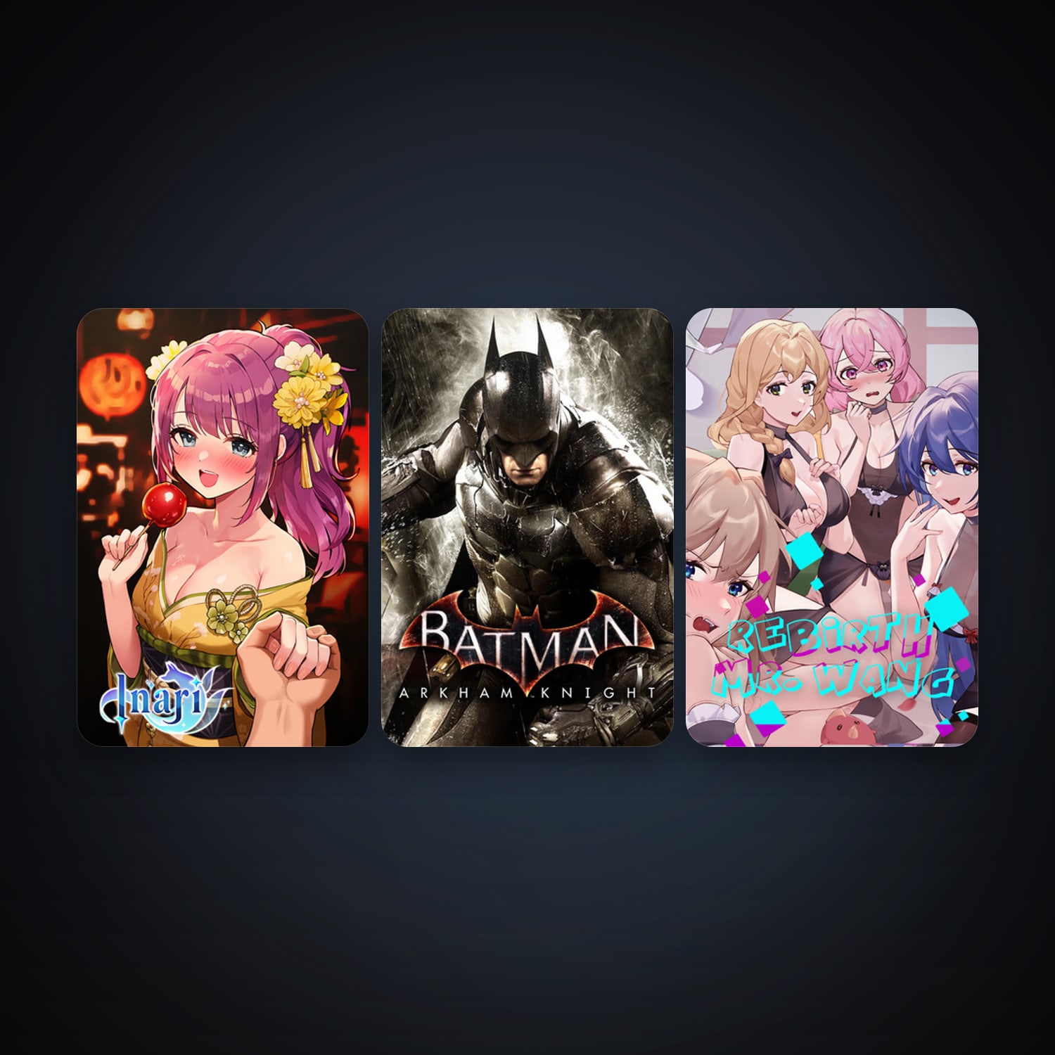 Batman: Arkham Knight + Rebirth:Mr Wang, 11 games, clean — HabibiAccounts