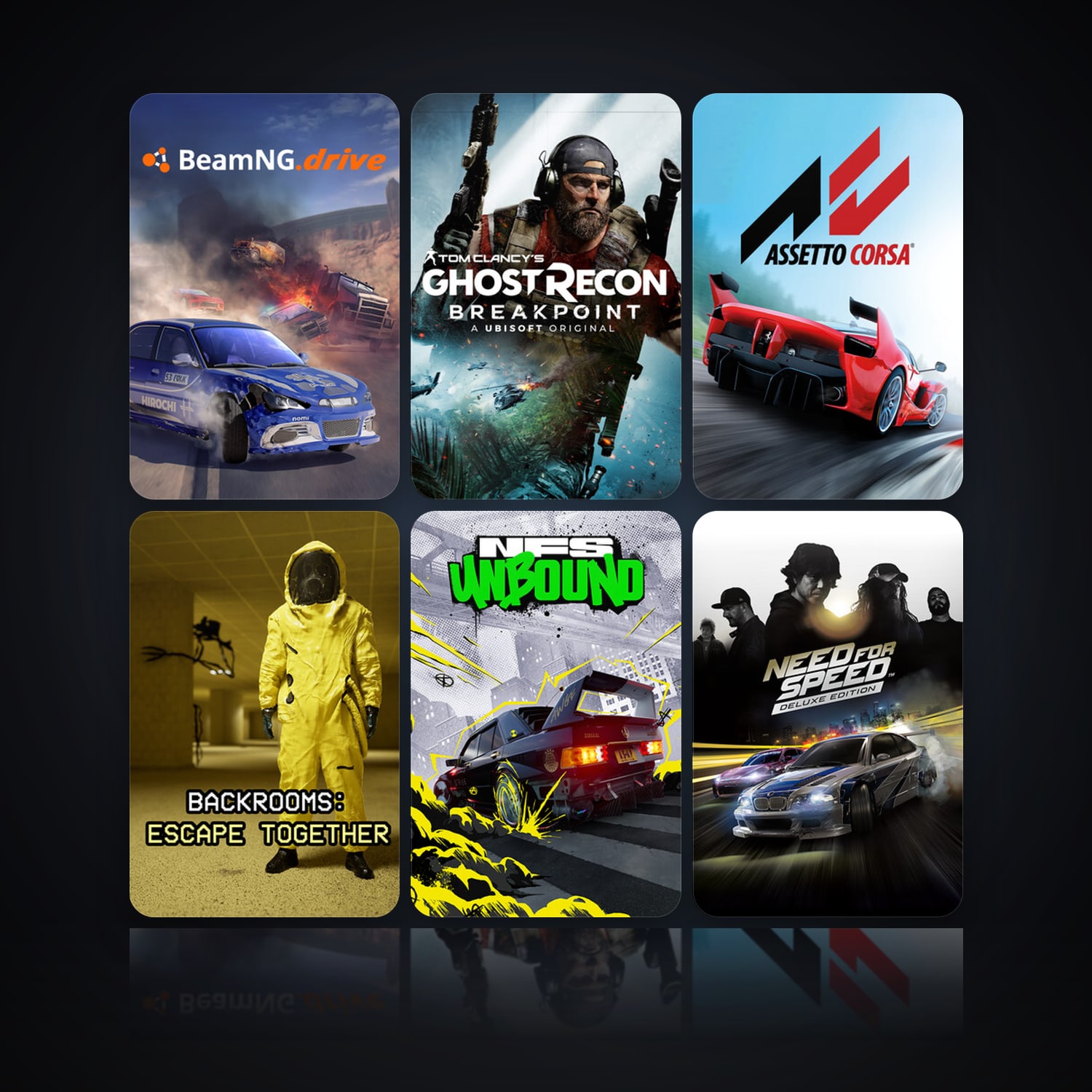 BeamNG.drive & Tom Clancy's Ghost Recon Breakpoint | 30 Games | Clean — HabibiAccounts