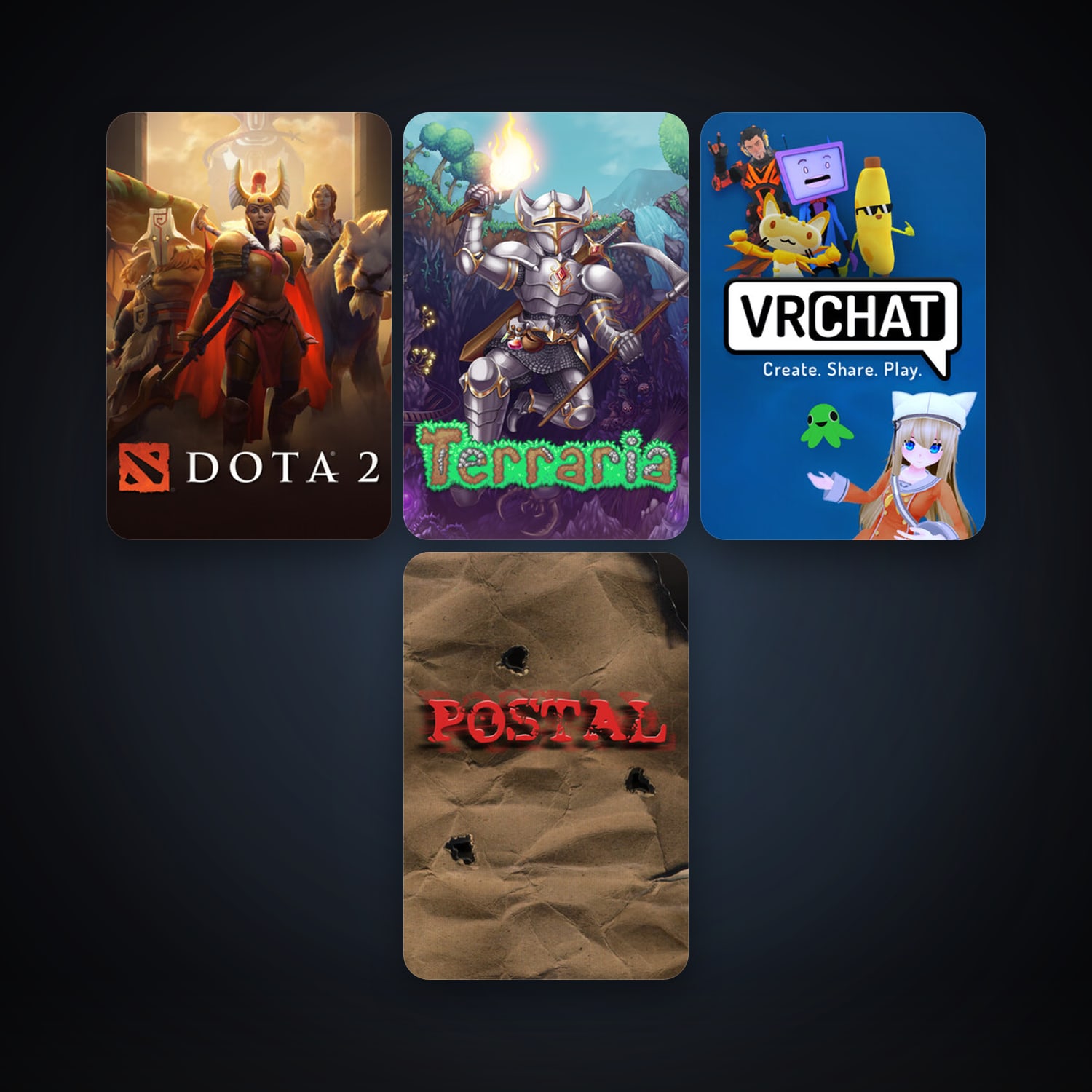 Dota 2 + Terraria, 7 games, clean — HabibiAccounts