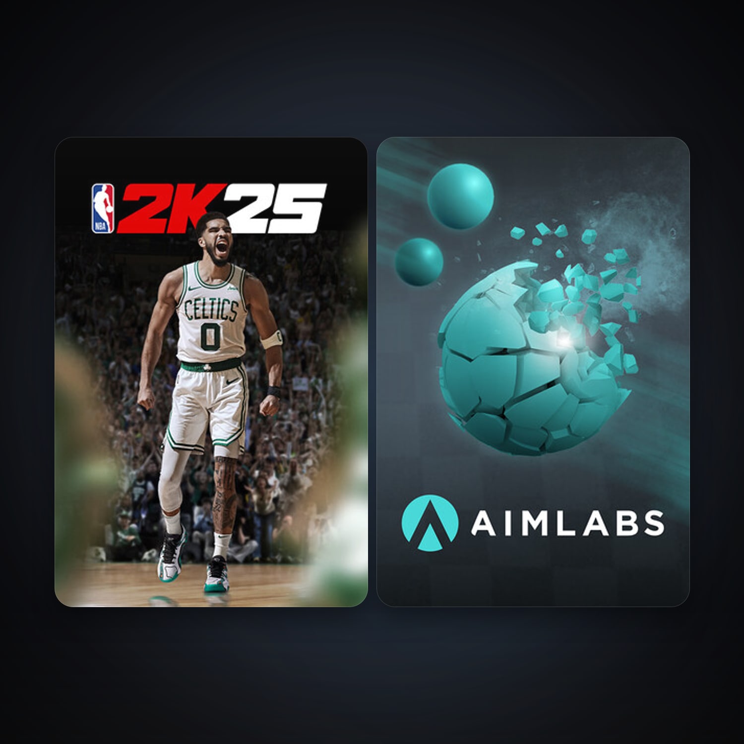 Aimlabs + NBA 2K25, 2 games, clean — HabibiAccounts