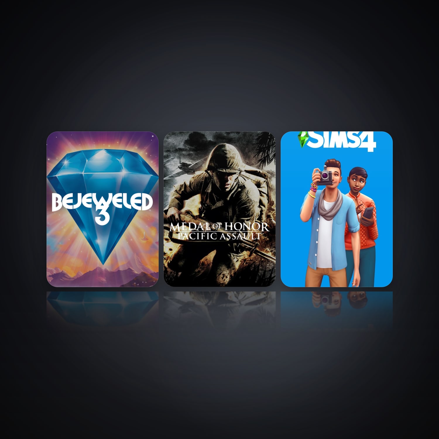 Bejeweled 3 & Medal of Honor Pacific Assault | 3 Games — HabibiAccounts