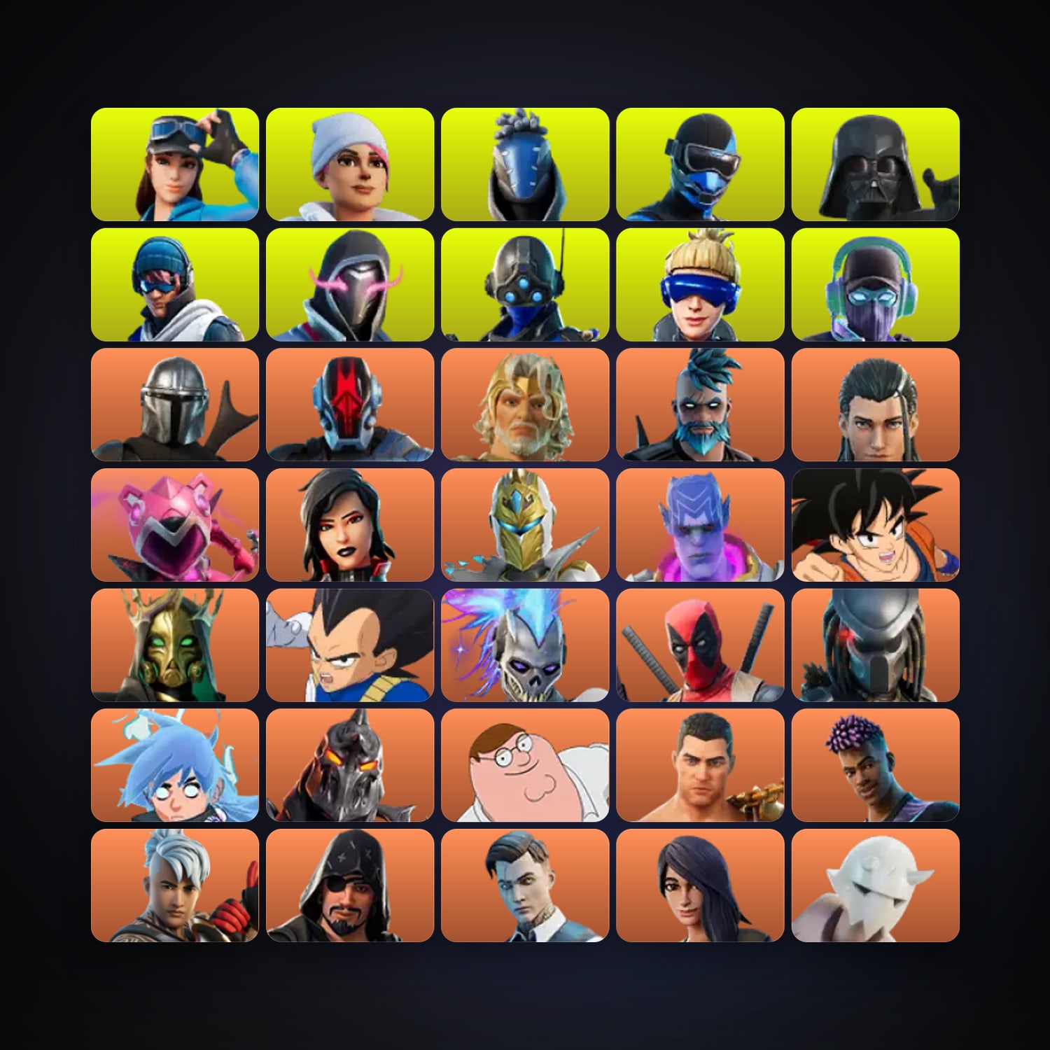 Fortnite | 191 Skins | 1.6K V-Bucks | Level 2189 | 261 Wins — HabibiAccounts