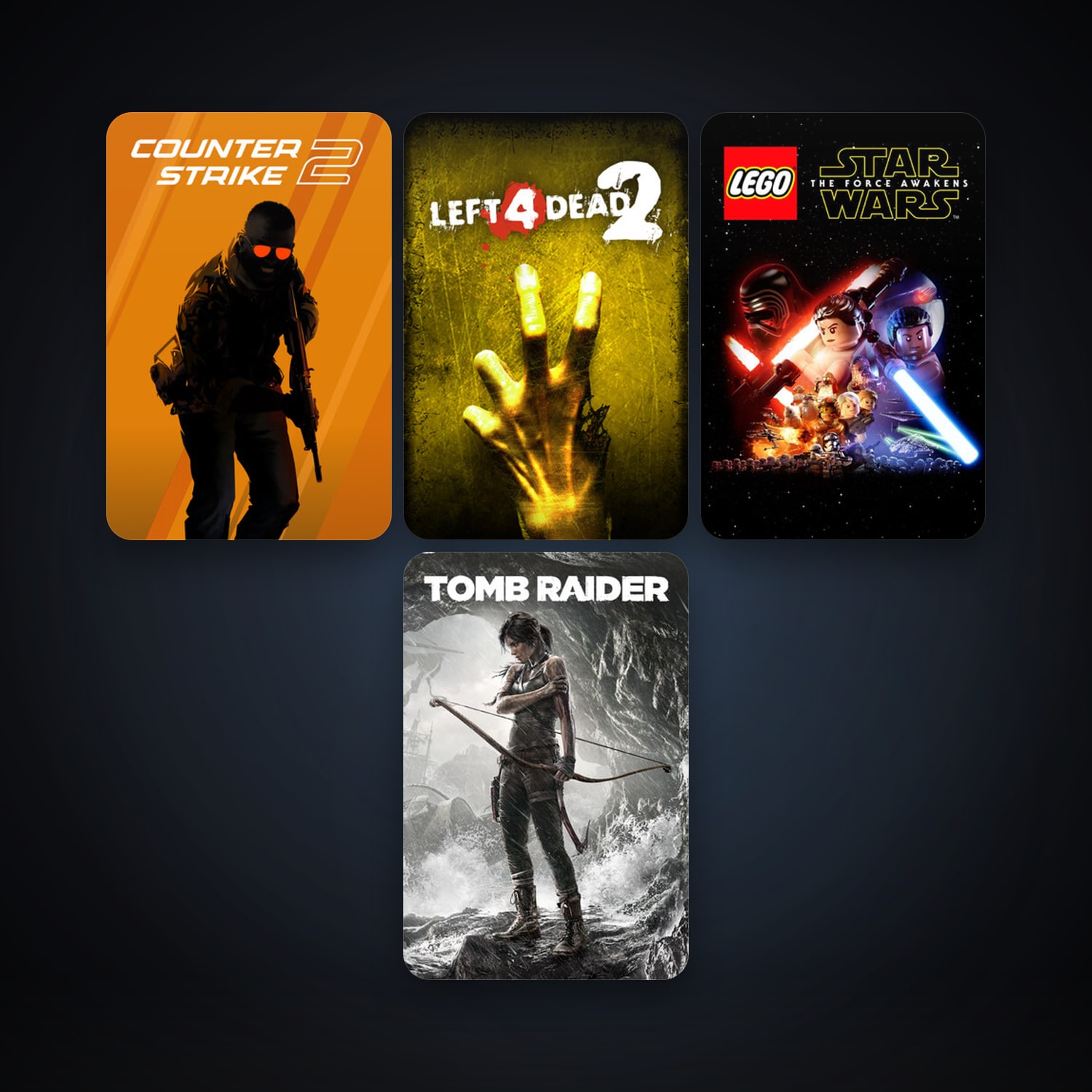 Left 4 Dead 2 + CS2 Prime, 5 games, clean — HabibiAccounts