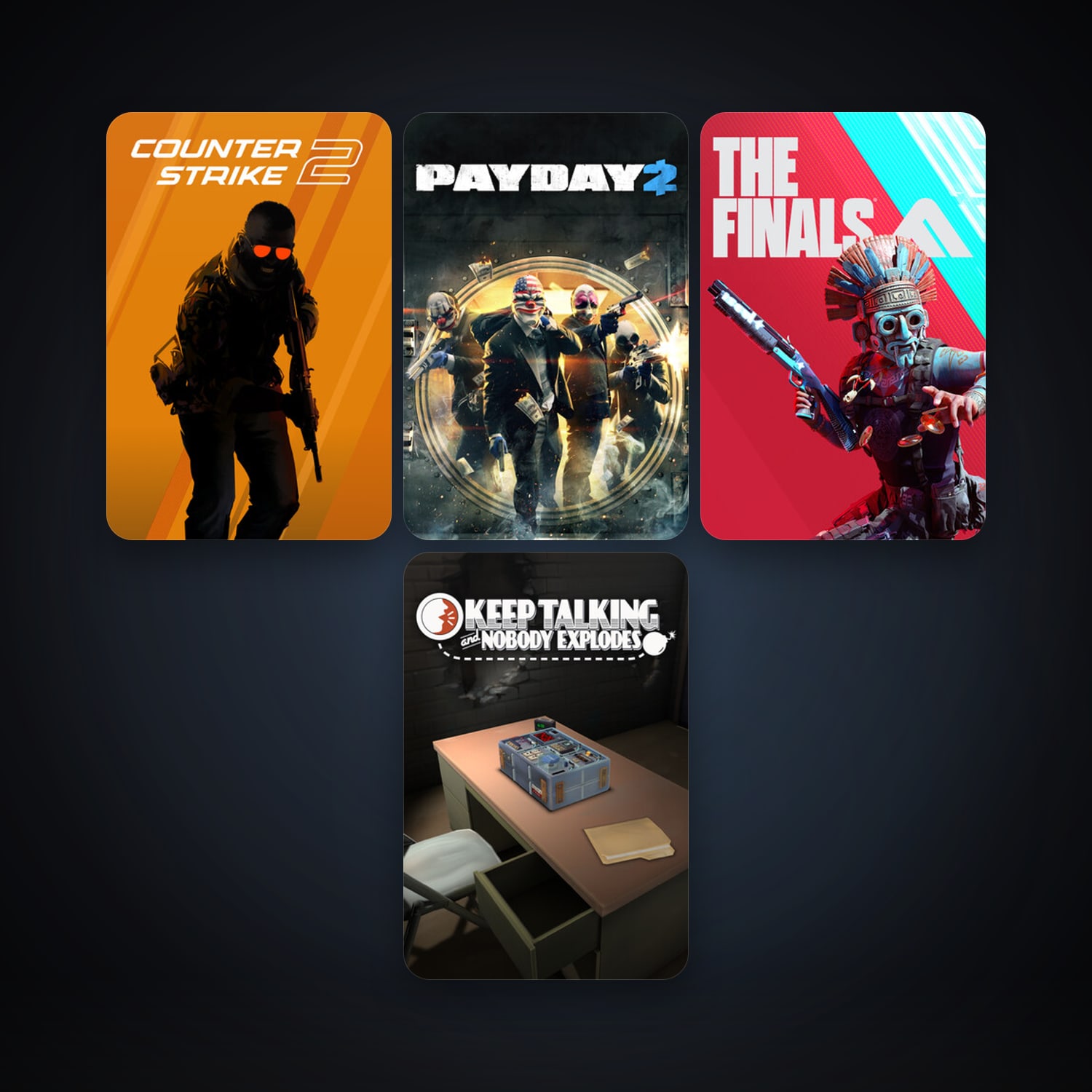 CS2 Prime + PAYDAY 2, 4 games, clean — HabibiAccounts