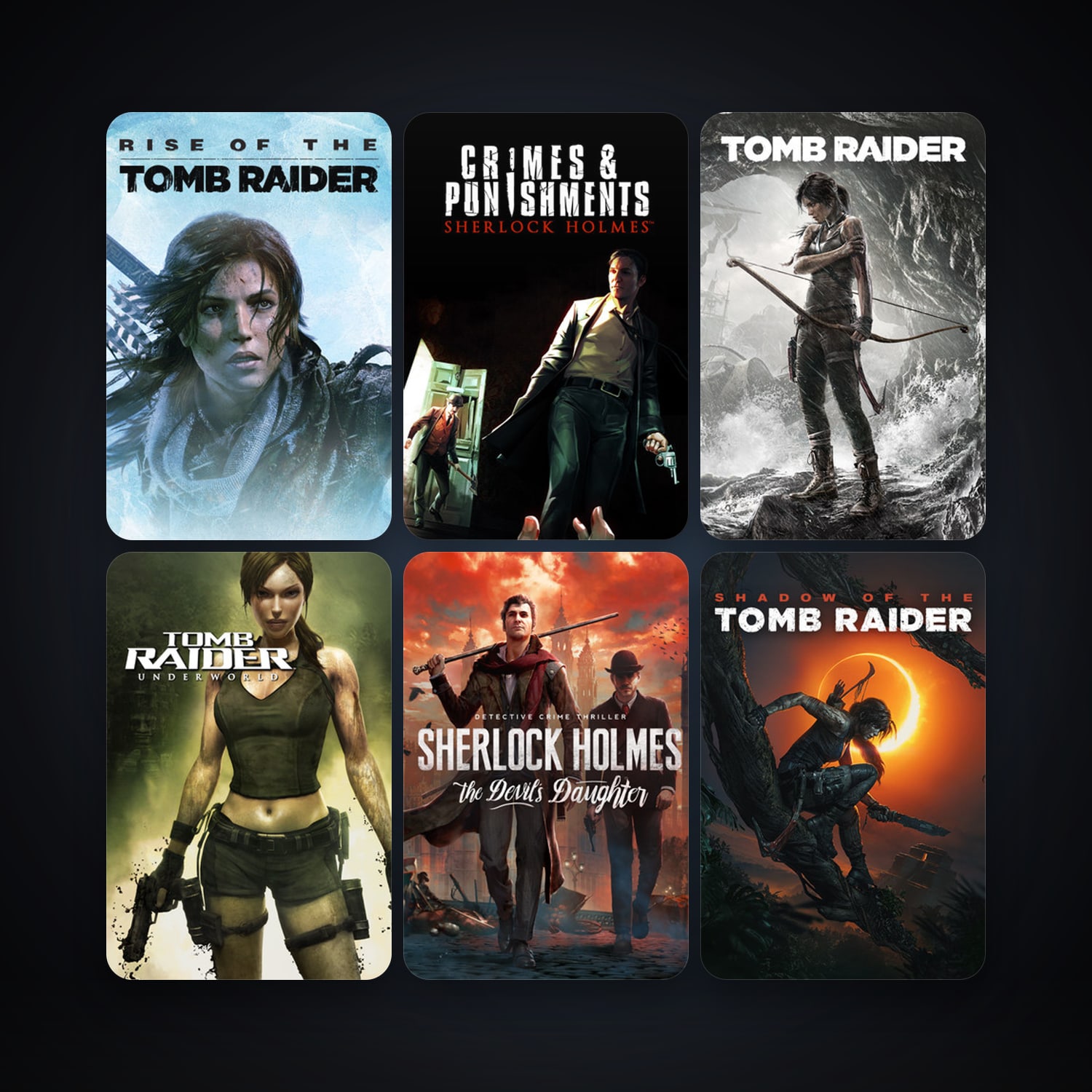 Tomb Raider: Underworld + Back to the Future: Ep 1 - It's About Time, 20 games, clean — HabibiAccounts