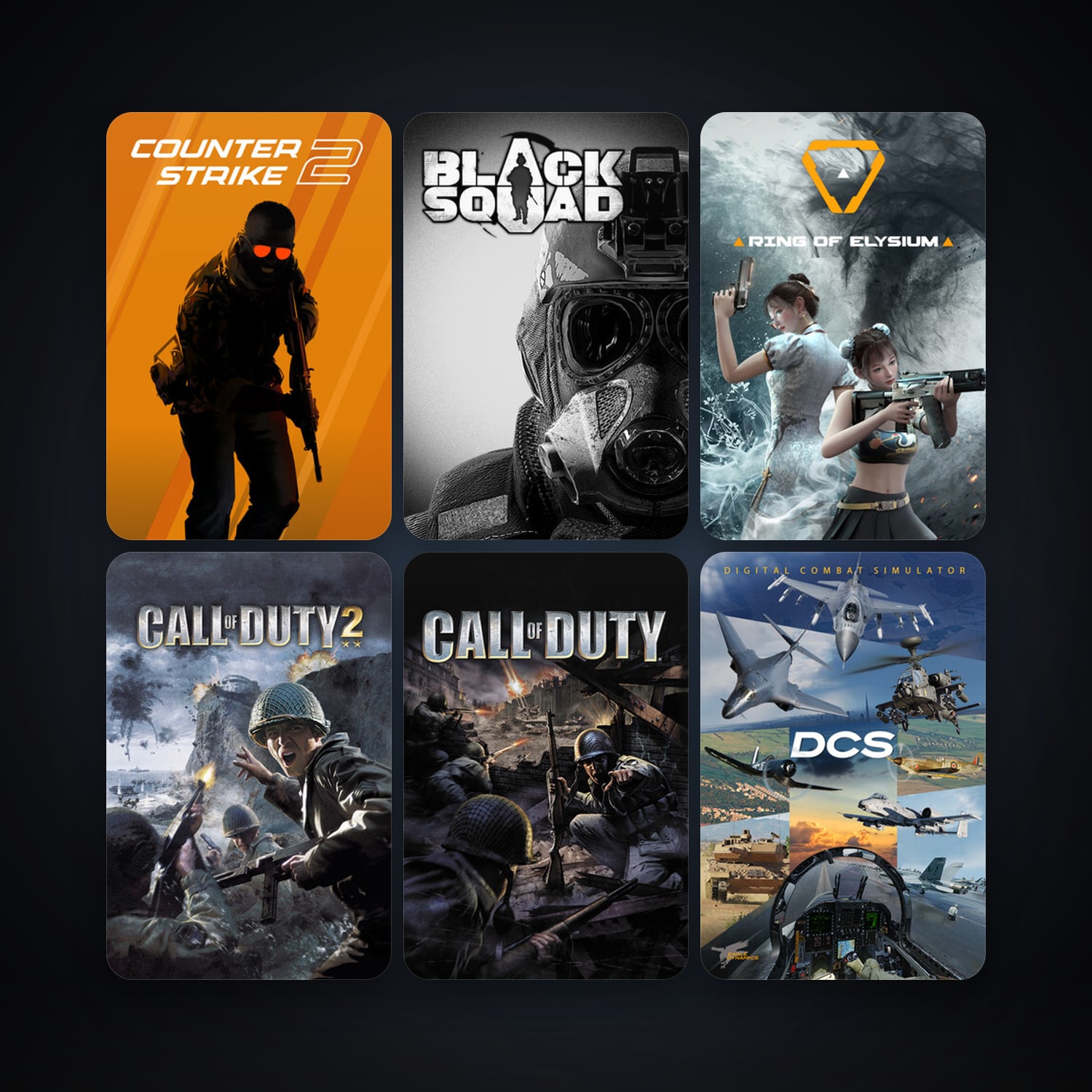 CS2 Prime + Call of Duty (2003), 8 games, clean — HabibiAccounts