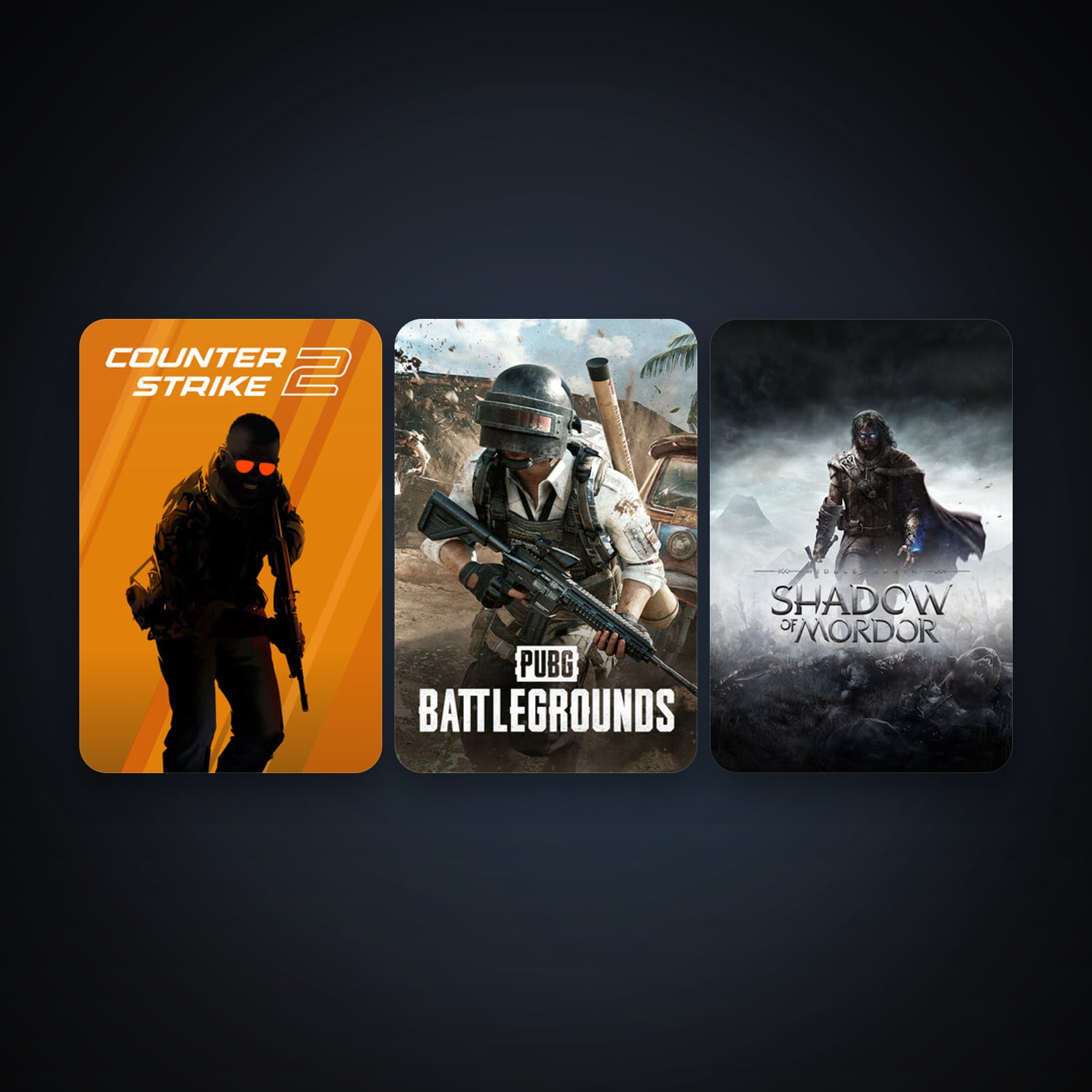 CS2 Prime + Middle-earth: Shadow of Mordor, 7 games, clean — HabibiAccounts