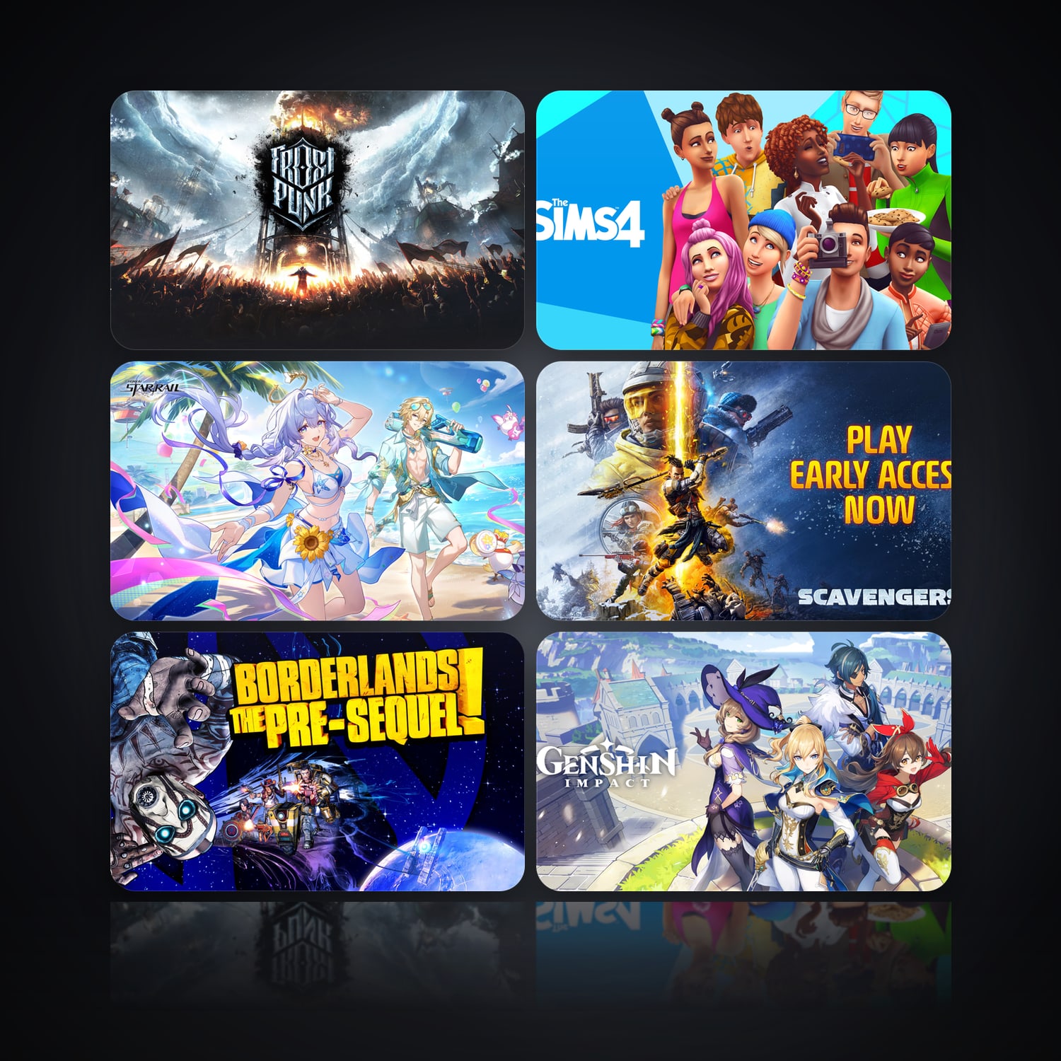Frostpunk & The Sims 4 | 40 Games — HabibiAccounts