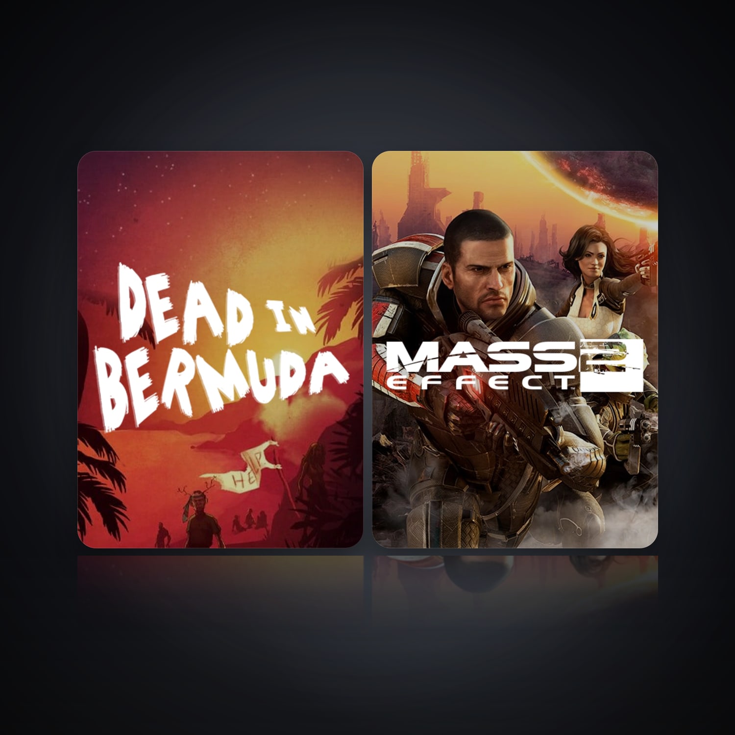 DEAD IN BERMUDA & Mass Effect 2 (2010) | 2 Games — HabibiAccounts