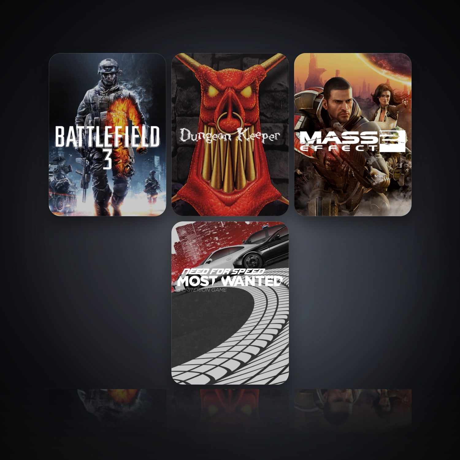 Battlefield 3 & Dungeon Keeper | 5 Games — HabibiAccounts