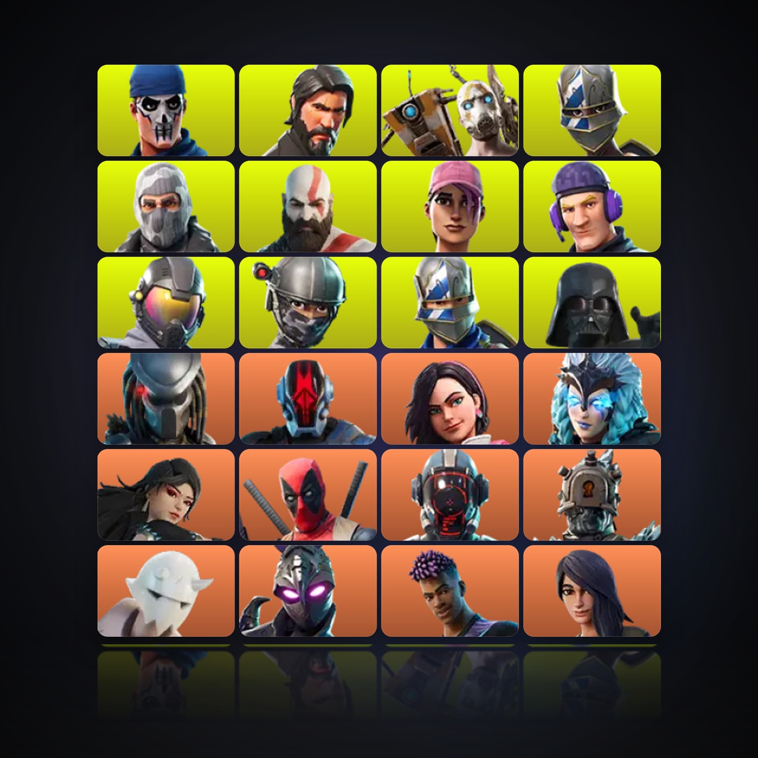 Fortnite | 254 Skins | 100 V-Bucks | Level 1534 | 269 Wins — HabibiAccounts